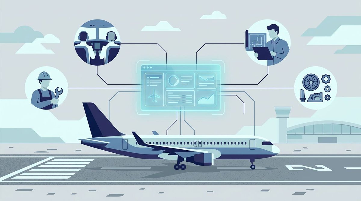 commsoft_oases's tweet photo. AOG delays move fast. Real-time defect tracking helps teams respond faster, improve coordination, and reduce downtime. Read the article to see how airlines can better manage defects across maintenance, operations, and stores. 

Link in the comments! #AOG #AircraftOnGround #MRO https://t.co/5BrDWhZlPz