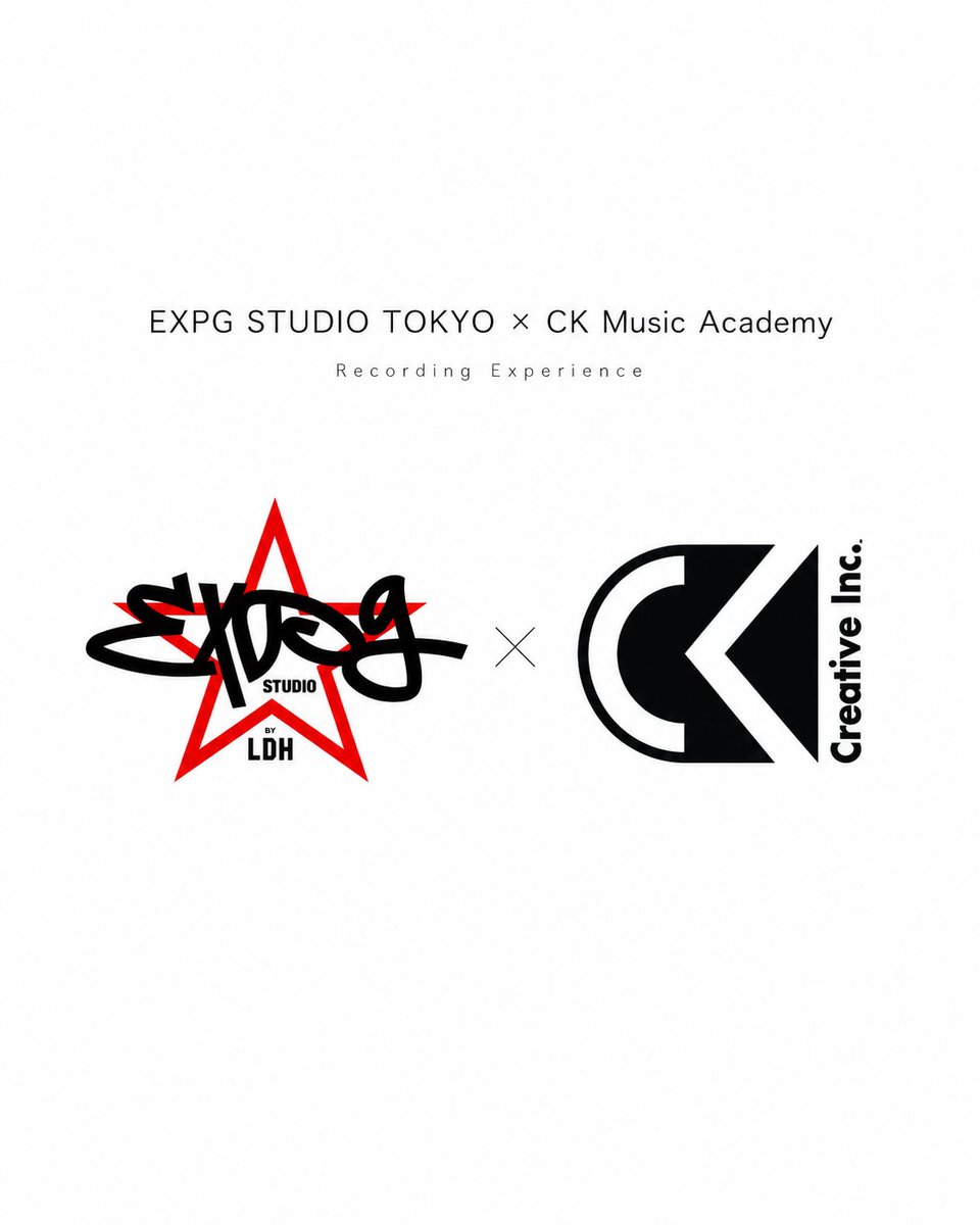 expg_studio's tweet photo. 歌う。創る。つながる。
音楽の現場で、新たな可能性が動き出す。
"EXPG STUDIO TOKYO × CK Music Academy"
のコラボ企画が実現。
詳細はこちらから!!
https://t.co/YQpB0sW8ZS
次回開催に関する情報は、今後の発表を楽しみにお待ちください。
#EXPGSTUDIO
#CKMusicAcademy
#VOCAL https://t.co/z7r0NMkcLt