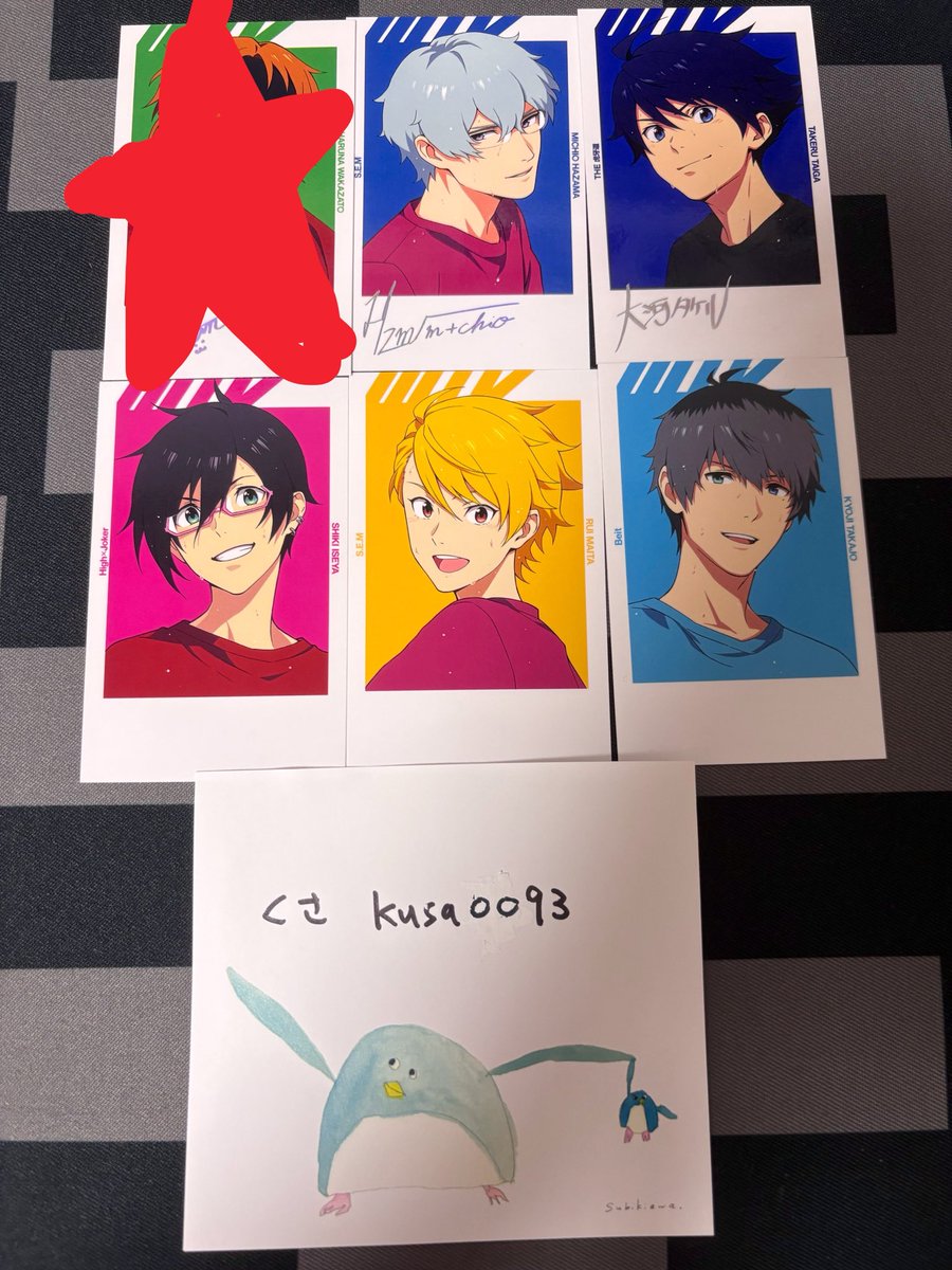 交換】アイドルマスターSideM FiFS展 インスタントフォト風カード 表情