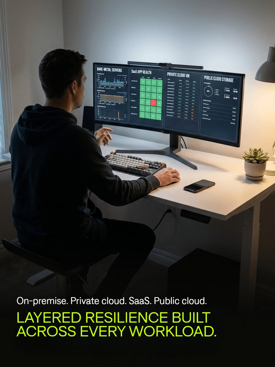 AssureStor's tweet photo. Struggling to make one backup plan cover your hybrid IT environment? Traditional methods can't keep up with the mix of on-premise, cloud and SaaS data. It's time to rethink resilience with a layered, partner-driven approach. https://t.co/sVITu4HAn7 https://t.co/UFD661jJEh