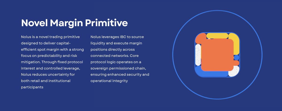 NolusProtocol's tweet photo. Perpetuals and derivatives trading "onchain" have a fatal flaw: they strip away ownership... the one thing that makes DeFi beat centralized platforms.

Nolus fixes this with asset-backed margin trading and onchain transparency. https://t.co/xFKjIsqTuM