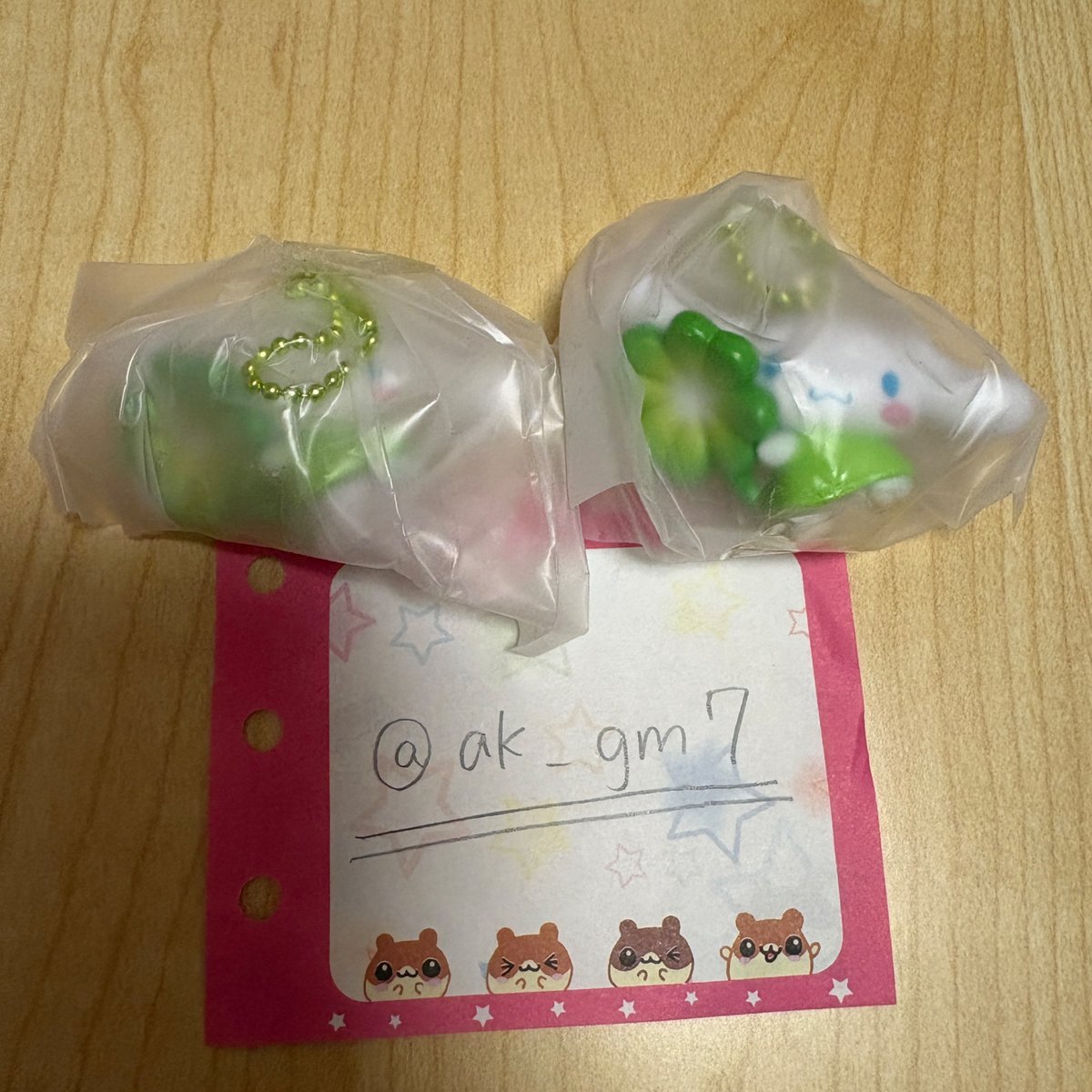 ak_gm7's tweet photo. @SuraminnVuivui 重ねてのご連絡失礼いたします。
シナモロールを2点所持しており、1:1、2:2どちらでも希望しております。
ご検討いただけますと幸いです🙏 https://t.co/MnzZF62QR0
