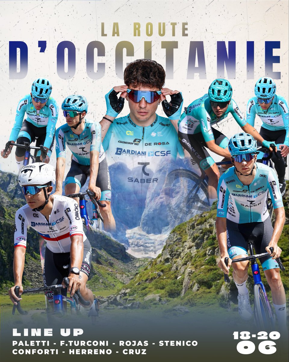 Bardiani_CSF's tweet photo. 🇸🇮🇫🇷 Scelte le formazioni per il Tour of Slovenia e La Route d’Occitanie.

La squadra sarà impegnata contemporaneamente nelle due corse a tappe del calendario internazionale. Ecco i corridori selezionati.

#italianteam🇮🇹 #bardianicsf7saber #tourofslovenia🇸🇮🚴‍♂️ #laroutedoccitanie https://t.co/X6PNFTQZGd