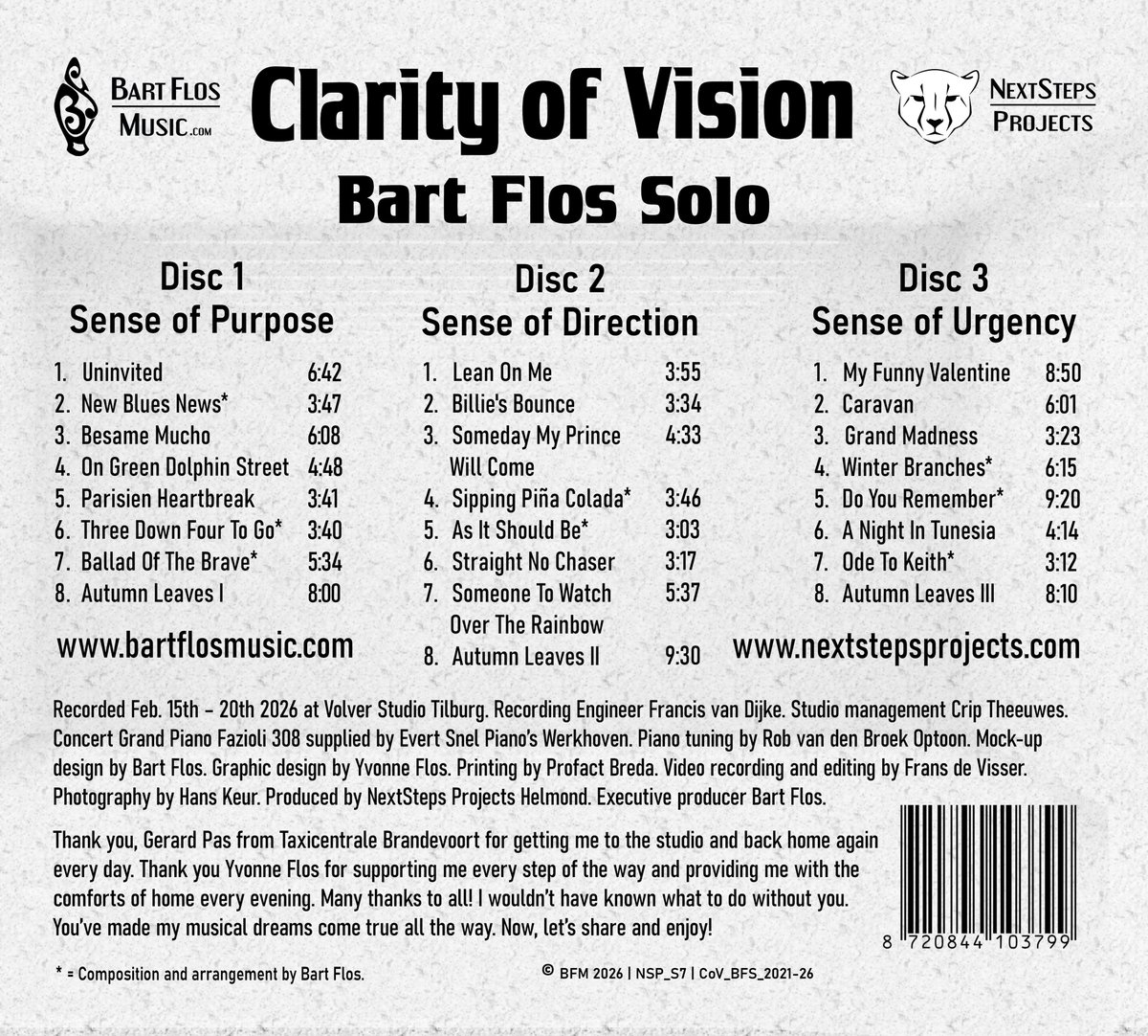 bartflos's tweet photo. My new 3CD solo jazz album 'Clarity of Vision' is now released - go check it out!

About the project: 

https://t.co/KophVmZMUN

Full documentary: 

https://t.co/cpyuLvzyZN

Videos Live Studio Recordings: 

https://t.co/Rj3BE5aB2Z https://t.co/cISeH6Rfmu