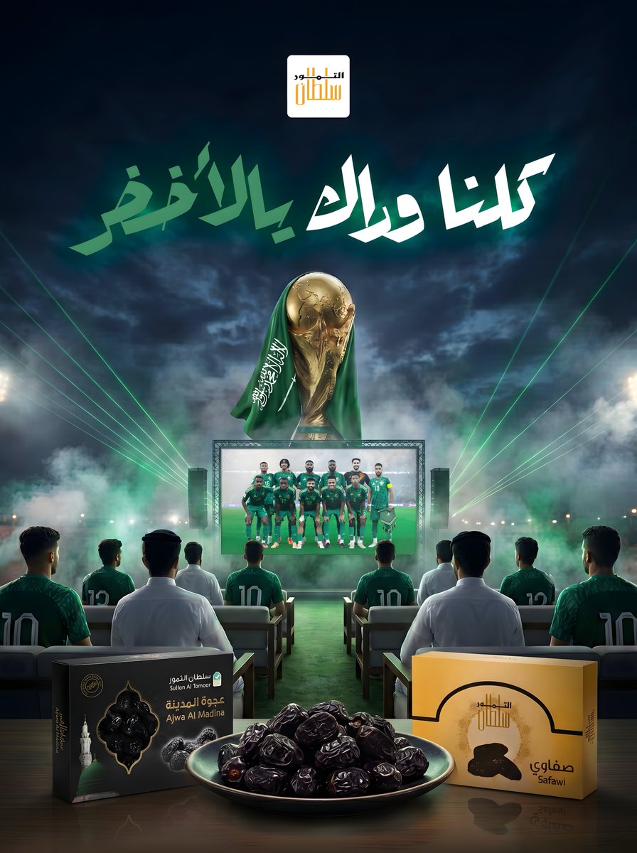 sultanaltomor's tweet photo. كلنا وراك يالأخضر 🇸🇦 ⚽🤲🏻

#السعودية_الأوروغواي #كاس_العالم_٢٠٢٦ https://t.co/LyQeszMGdk