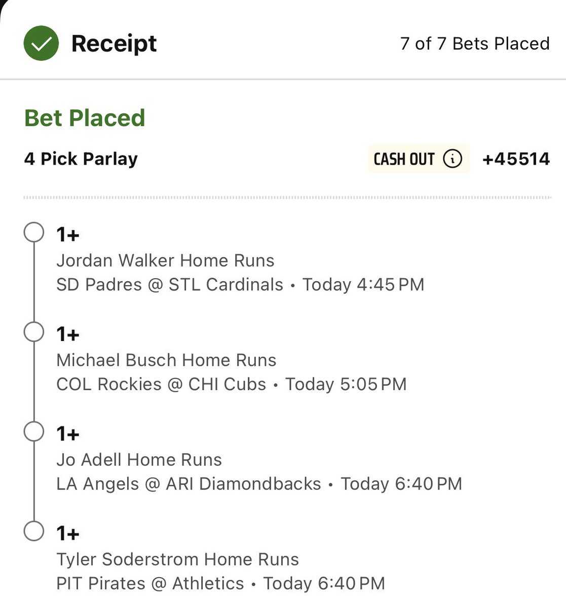 RandyLongSr1's tweet photo. @OutlawParlays https://t.co/NDwH52eUeo