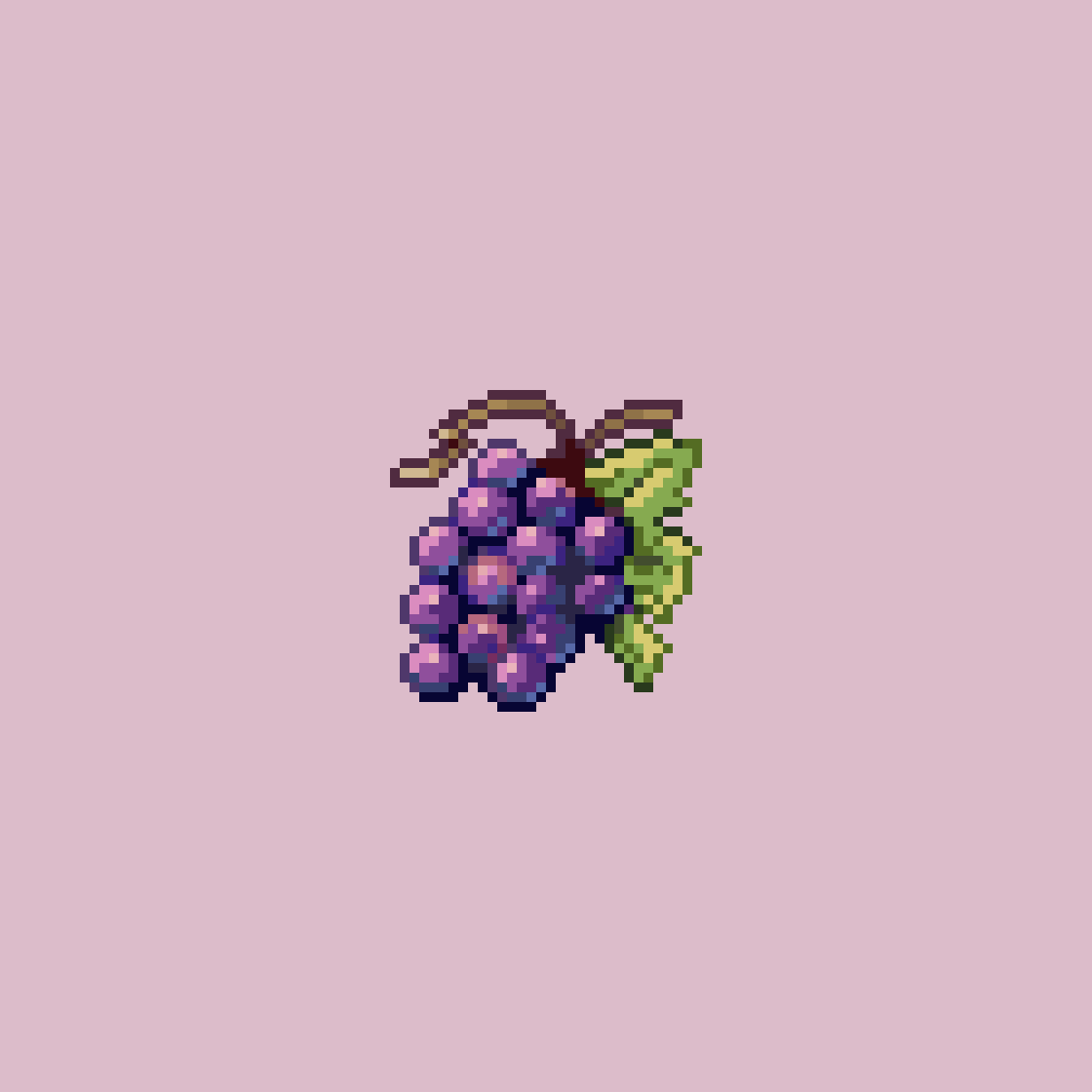 Bourse_Wayne's tweet photo. Grape 32x32
#weeklypixels #pixelart #aseprite https://t.co/xftiR9KgjY