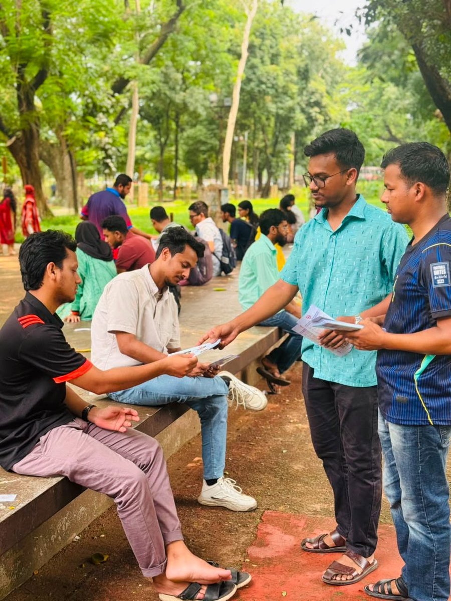 AMIC_DAM's tweet photo. As part of the observance of World No Tobacco Day 2026, Dhaka Ahsania Mission (DAM) distributed awareness leaflets published by the National Tobacco Control Cell (NTCC) on 11 June 2026 at various locations across Dhaka https://t.co/tBFgwW85NJ