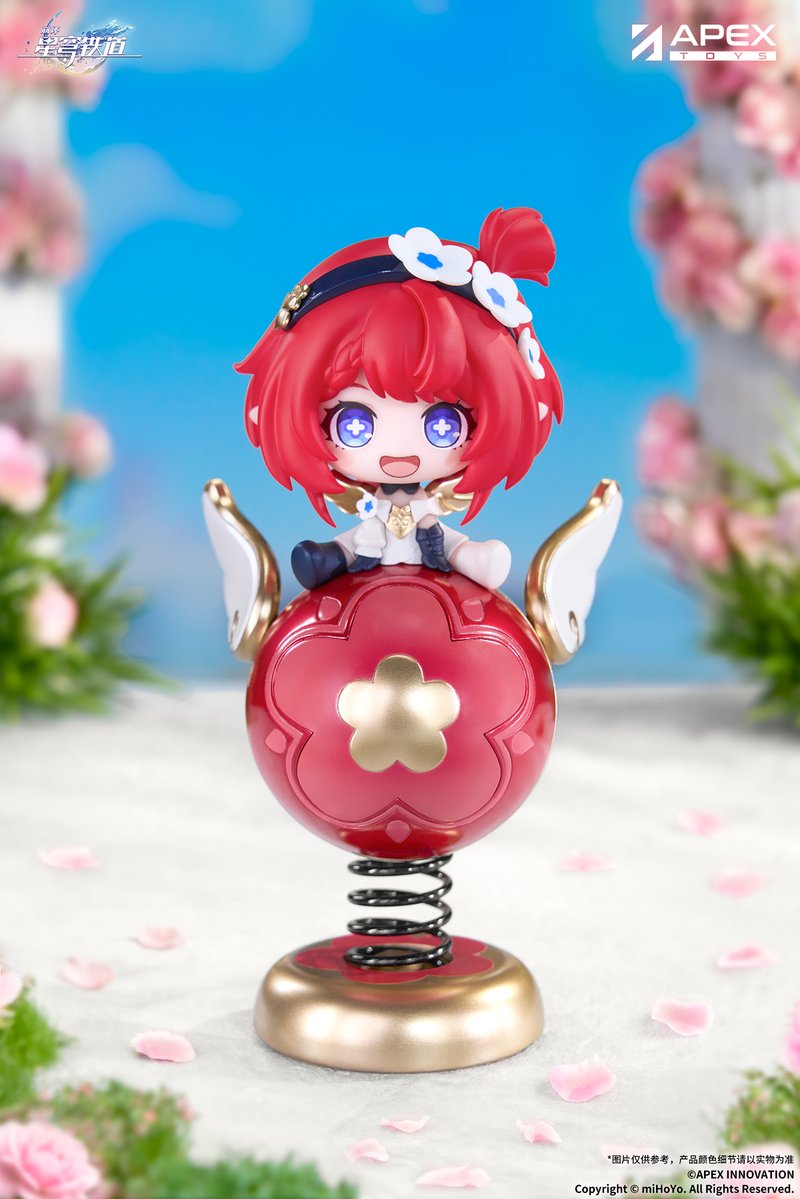 figureTokyo_02's tweet photo. \\予約受付開始🚀//
『#崩壊スターレイル』より、ちびキャラゆらゆらスタンドシリーズに「トリビー」が登場‼ 

お手製のロケット大砲「ピラヴロス」に乗ってゆらゆら揺れる姿をキュートに再現❤ 

差し替え頭部パーツ「トリノン」「トリアン」も付属✨
気分に合わせてお好みの表情をお楽しみいただけます♪  
ゆらゆら揺れる可愛いトリビーを、ぜひお手元にお迎えください🚀

📌商品詳細はこちら ⇒https://t.co/IDiRz9hbHl