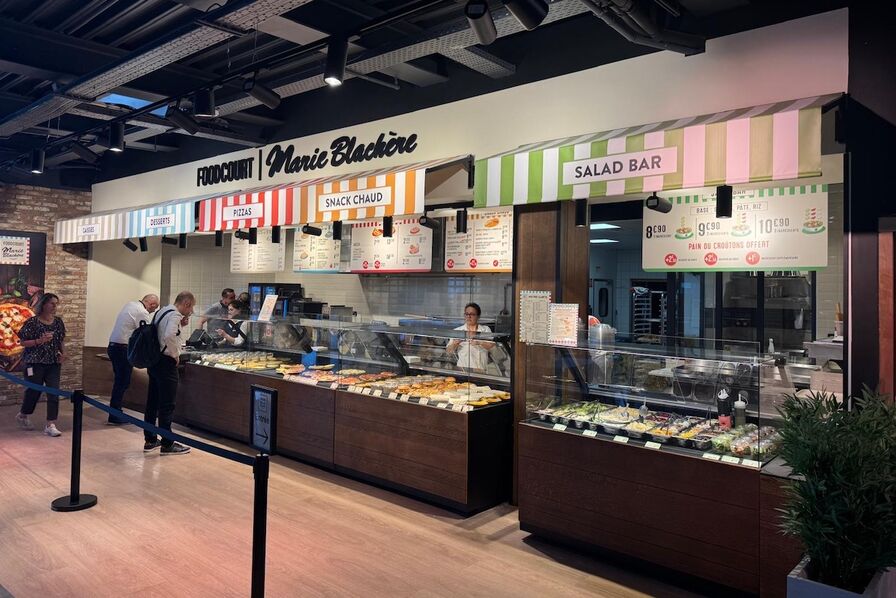 LSAconsommation's tweet photo. Restauration : Marie Blachère lance un tout nouveau concept de food court pour les gares et les autoroutes https://t.co/K9LEMUAakf https://t.co/9sOAsxCANH