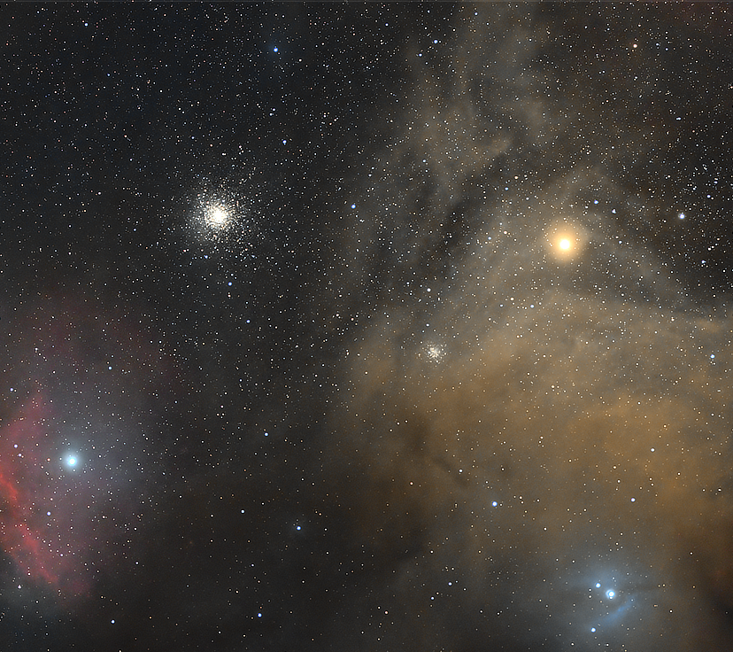 Sei4871's tweet photo. 元tweet1枚目画像位置の実際に撮影した天体写真がコレなんだけど、星雲以外はほぼ完璧に一致してます
いやはやVRC内で現実と同じような天体観測が体験できるとは…ビックリだなぁ
#VRC #MillionSkyHighland https://t.co/Sx2gaKRiNT