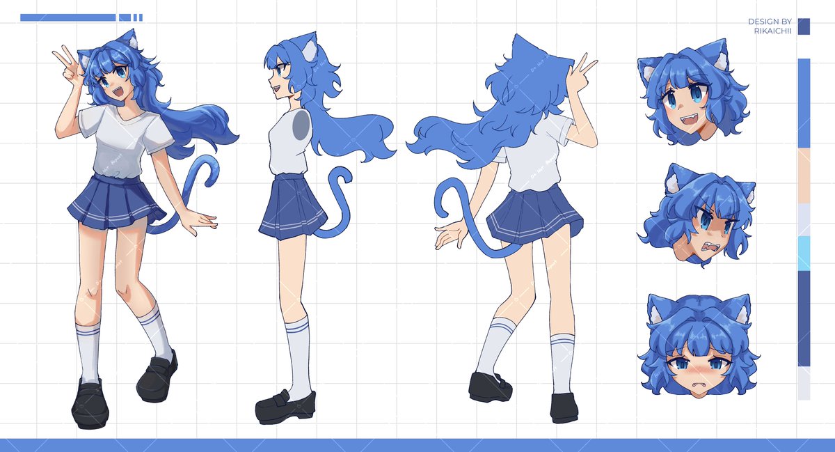Rikaichii1's tweet photo. Character Design Sheet + Bonus for Mouzzy
Thank you!!
#VgenComm #CharacterDesign https://t.co/TKA5O1pmdq