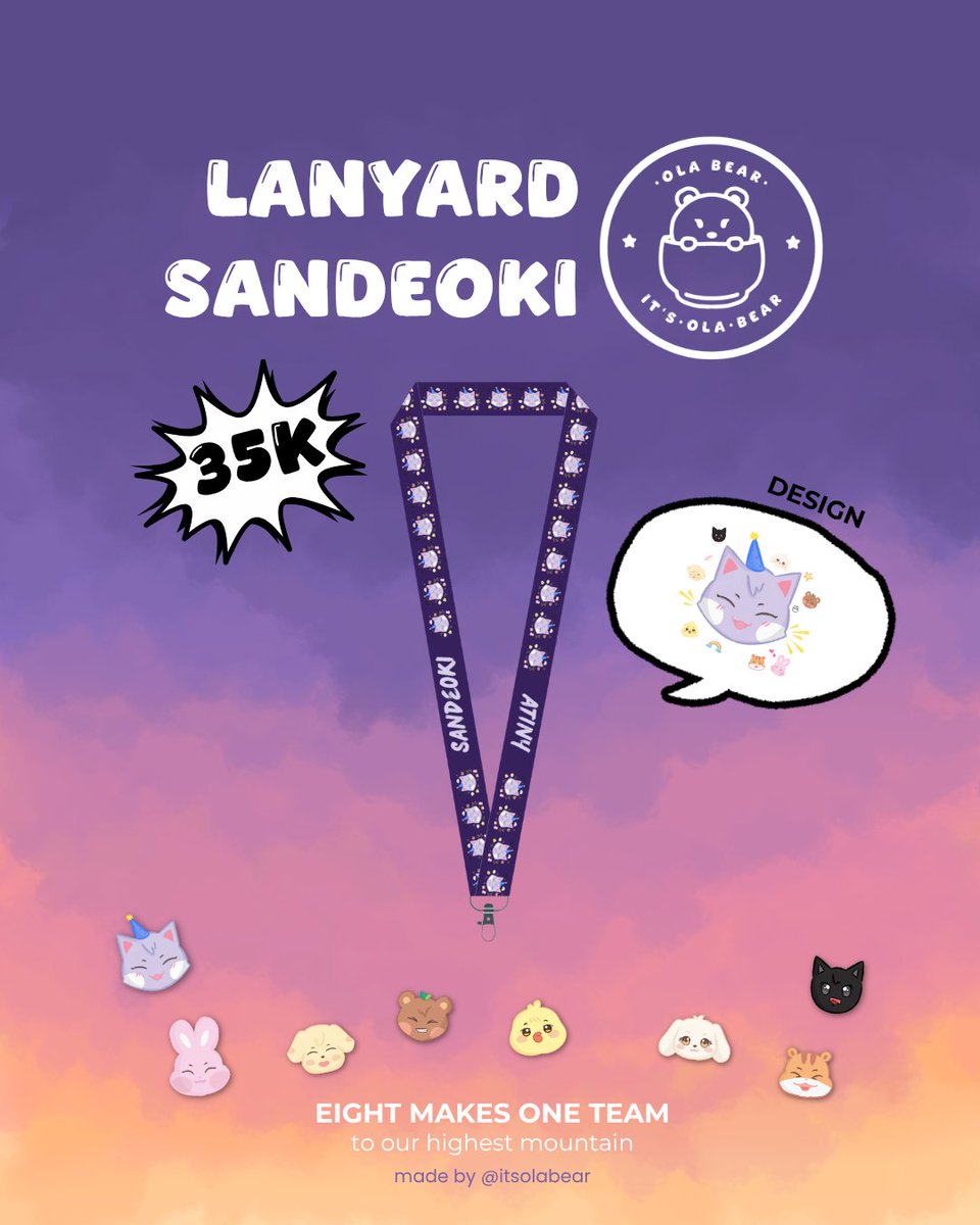 itsolabear's tweet photo. [ OPEN PO ] Sandeoki Bday Bundle by:
@itsolabear 

📅Close 25 June 2026 — 20.00 WIB   
🎁Order process: ±1 week after PO closed

Order here: https://t.co/R67vzOddWQ

#fanmerch #aniteez #ateez #sandeoki https://t.co/cpRrZfJEcR