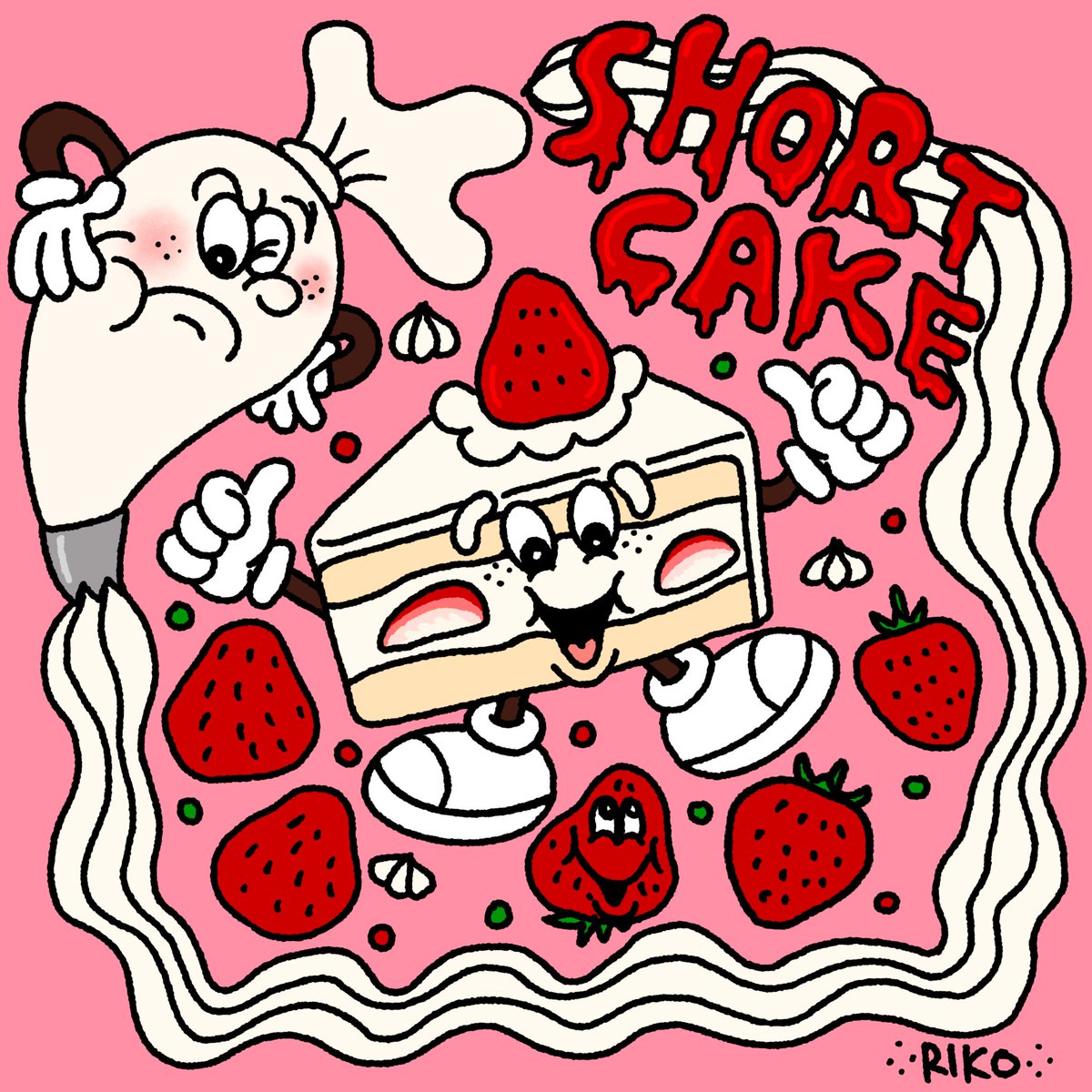 chanrikoo's tweet photo. 動物や食べ物キャラクターをよく描きます✨
#初夏の創作クラスタフォロー祭り
#絵柄が好みって人にフォローされたい https://t.co/xv2Tu8RNss