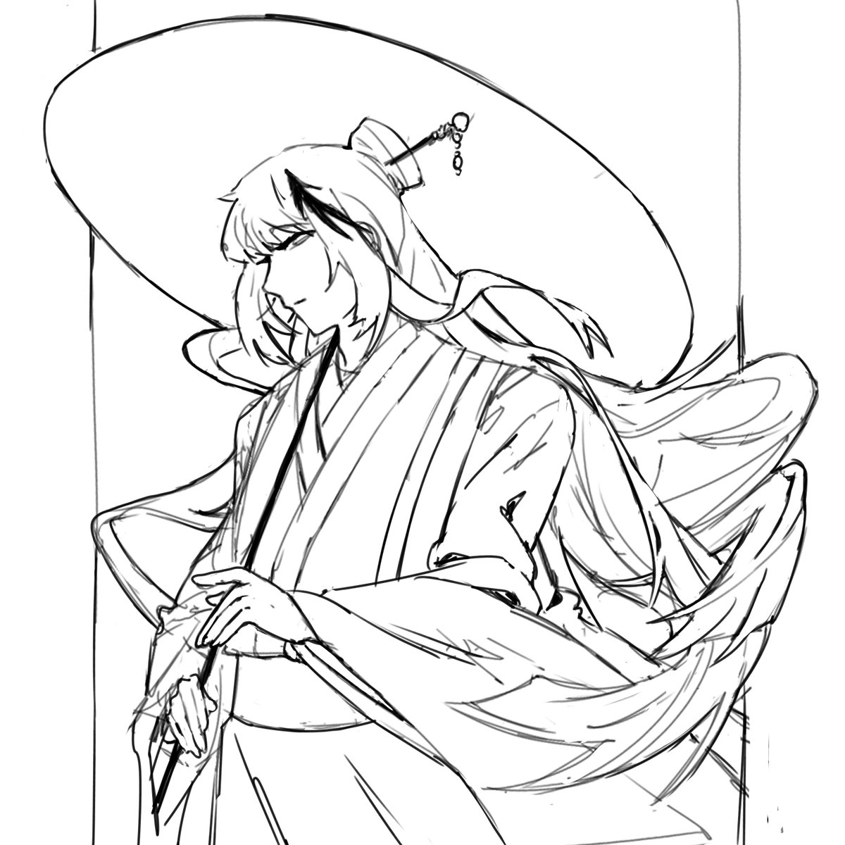 Bingusbeagle's tweet photo. This sketch be lowkey ass but ok 🧍‍♂️
#oc #sketch #art https://t.co/GAgwWlNkP2
