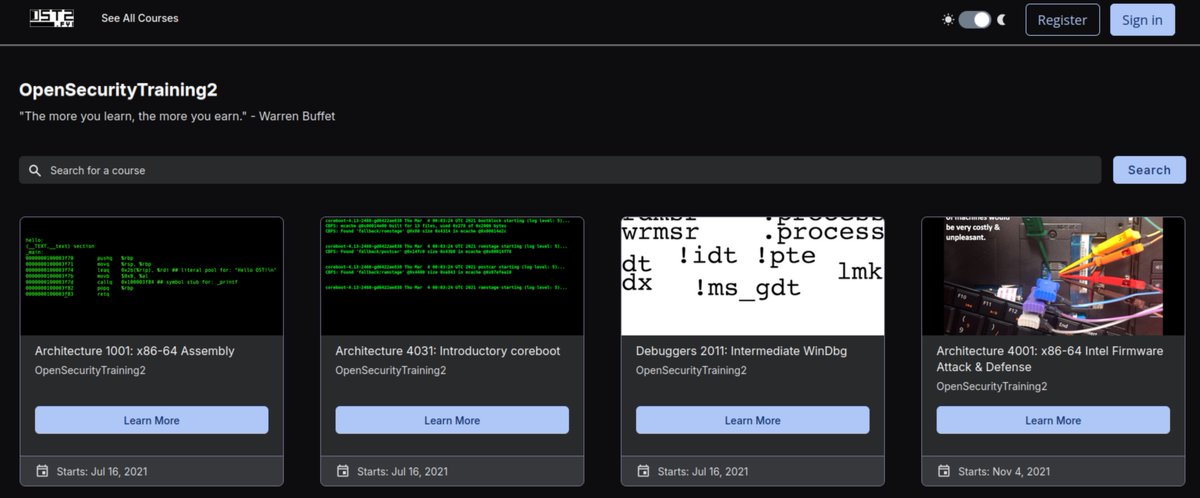 OpenSecurityTraining2 tweet media