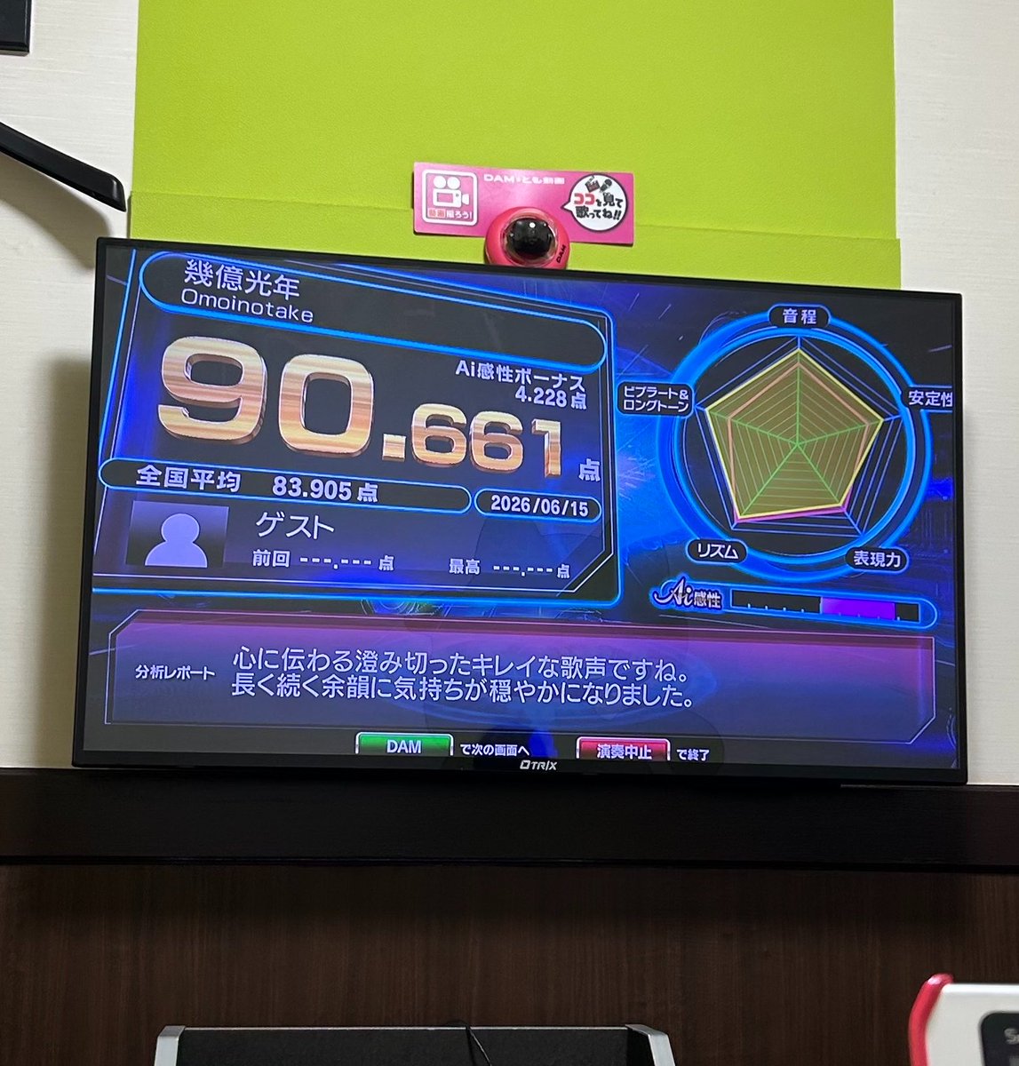 Secre_Runa's tweet photo. 90点いった！！
DAMでいったの何気に初かもしれない https://t.co/Ss2YgdGKv2