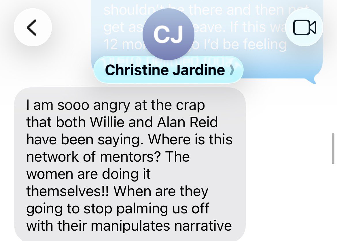 EmmaWalkerCEO's tweet photo. @SL19932001 @willie_rennie Christine Jardine asked it best… when is Willie going to stop palming us off with his manipulative narrative? #AskWillie #AskAlex https://t.co/0GOujJK7oq