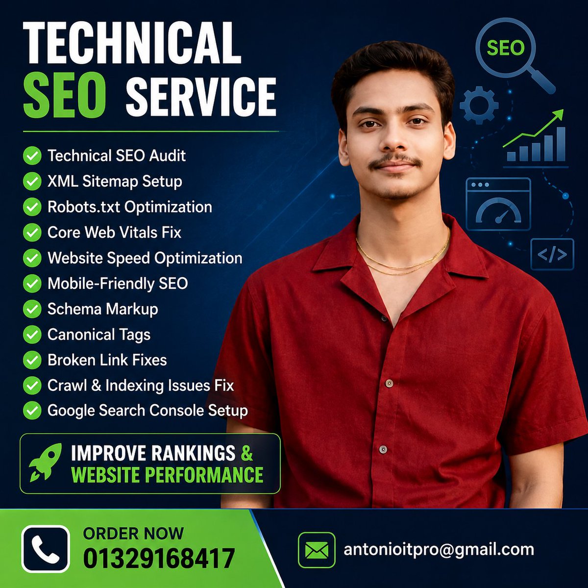 antonioitproo's tweet photo. 🚀 Improve Your Website Rankings with Professional Technical SEO!

#TechnicalSEO #SEOExpert #SEOServices #WebsiteOptimization #GoogleRanking #CoreWebVitals #DigitalMarketing #OrganicTraffic #Freelancer #SEO https://t.co/gA5yJVoeL0