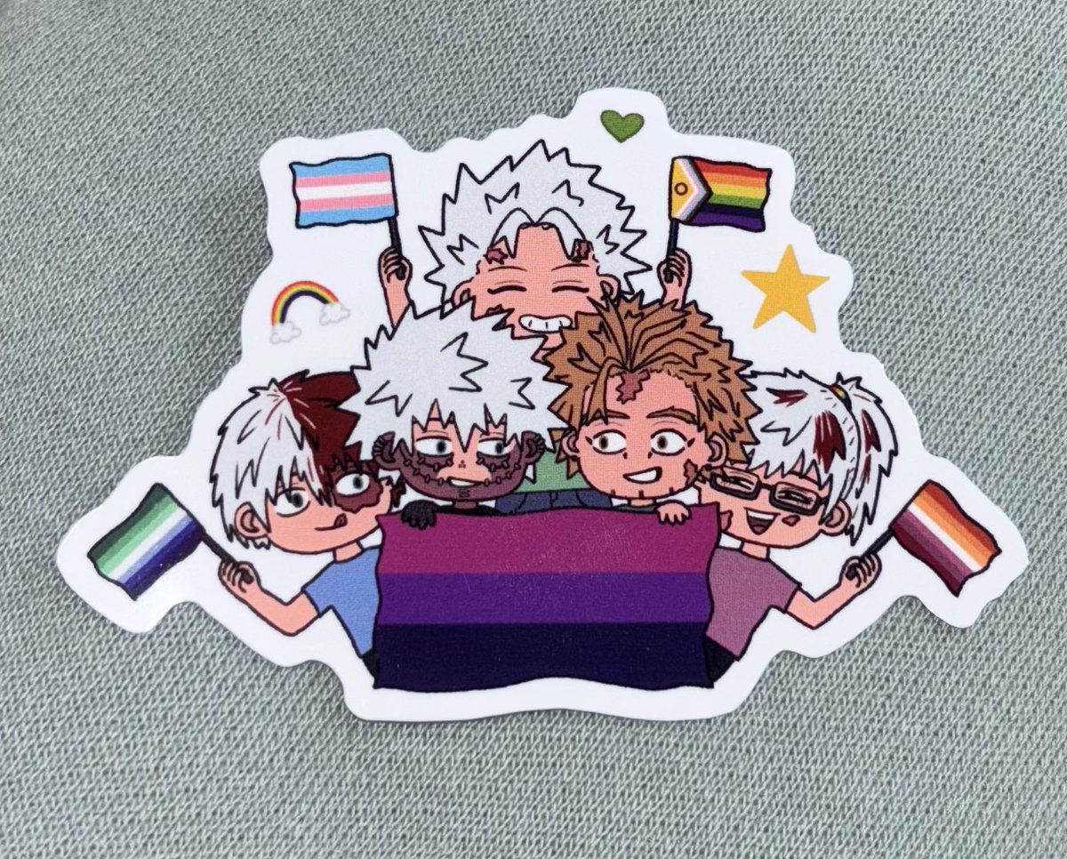 blzeofglory's tweet photo. Since it’s pride month: I still have a super small stock of these stickers left in case anyone would like one 💘🏳️‍🌈🏳️‍⚧️ 

Worldwide shipping available!

Find them here 👉🏻 https://t.co/jMj54bwhm4 https://t.co/hitBdlD7j5