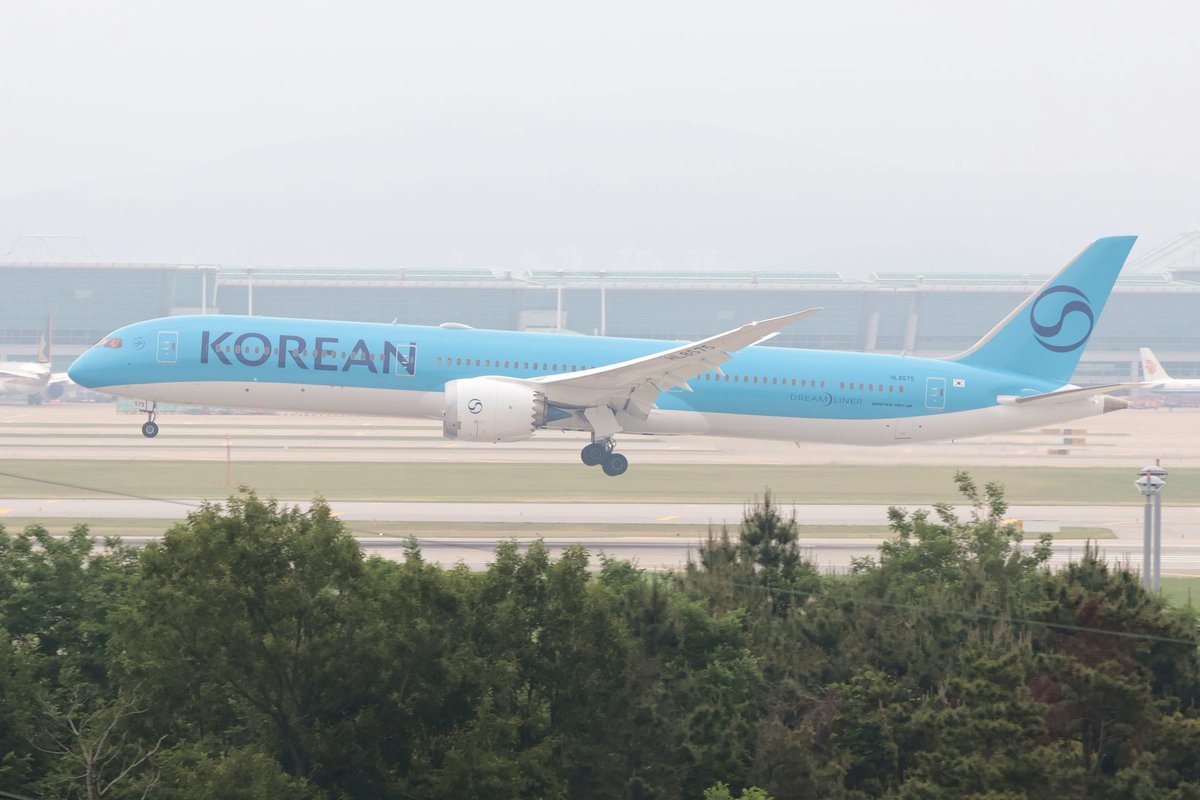 JapanSpotterd's tweet photo. 2026/06/04
B787-10
HL8575
KOREAN AIR(KE)
SEOUL INCHEON AIRPORT(ICN) https://t.co/Zbjot8pVe9
