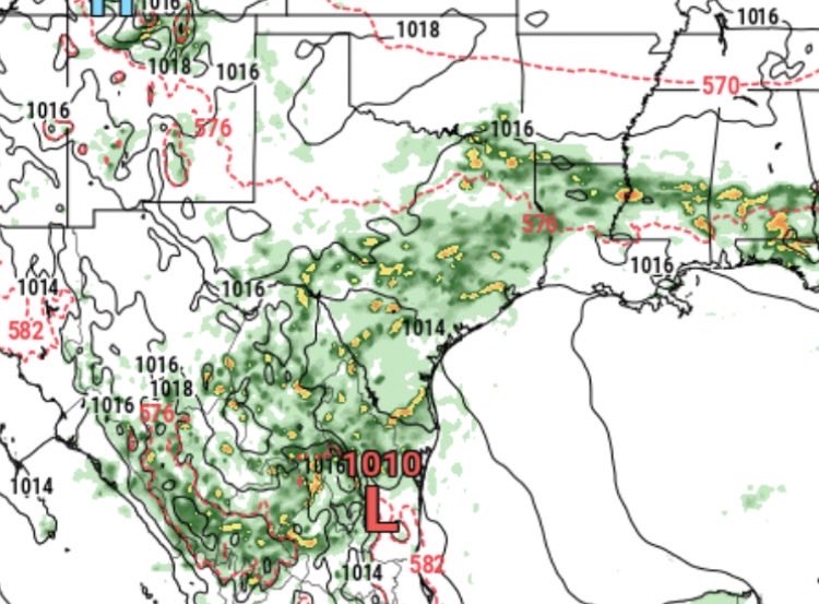 dosen03's tweet photo. 5:52am: northern frontal and tropical system from south west mx will bring chance of rain into south texas to the gulf; in case of heavy rain in #laredo area, STAY WEATHER READY of possible flash floods; the tropical activity ~evening-night hours; #laredotx #webbounty #southtx https://t.co/Lhu2xnh8So