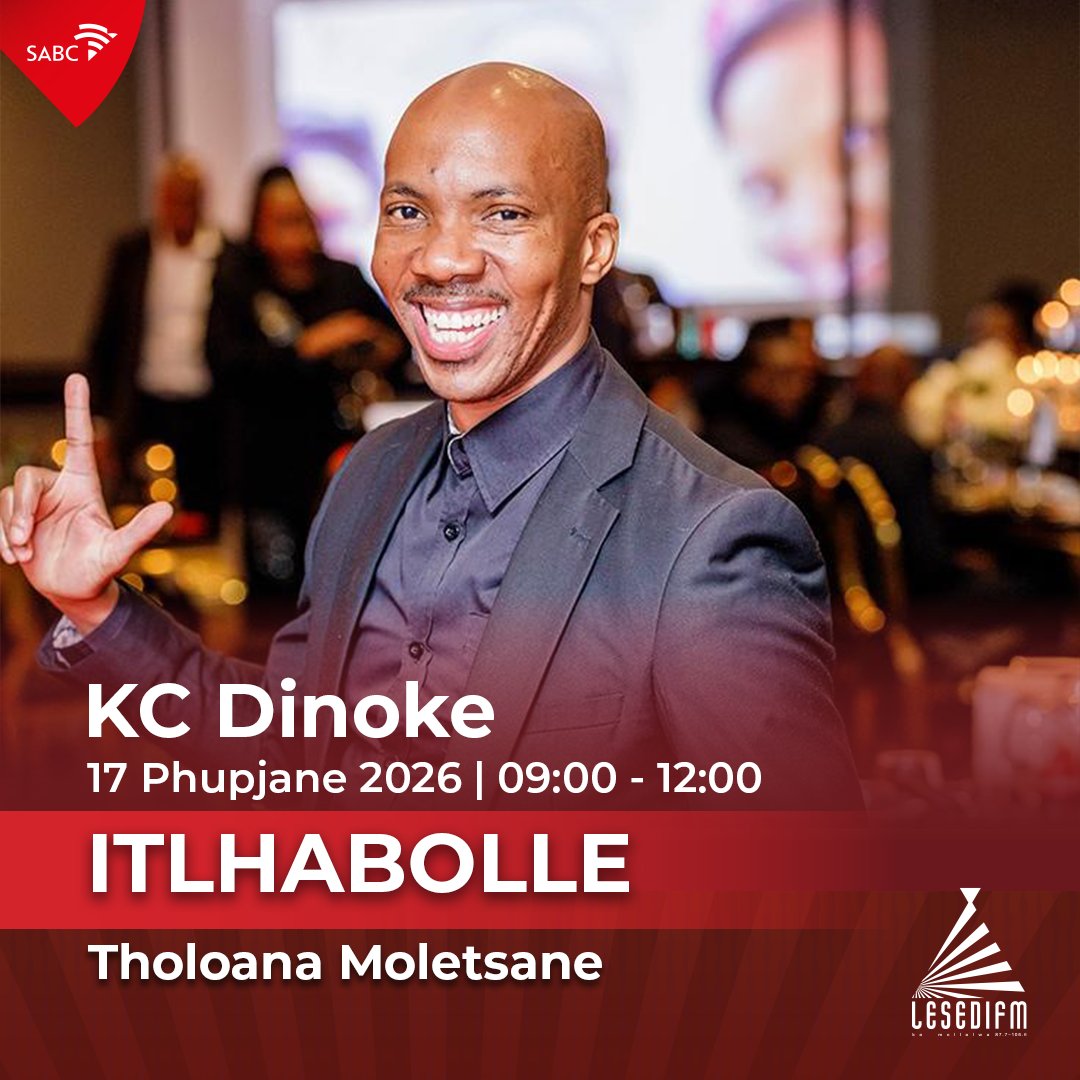 LesediFM's tweet photo. #Itlhabolle le Tholoana Moletsane.

🎤 Re bua le KC Dinoke ho #TsaMalapa
#LesediFM

📞: 086 000 3084
📲: 083 284 0008
🌐: https://t.co/SdWJ7CZihK https://t.co/gCUyXGaTNh