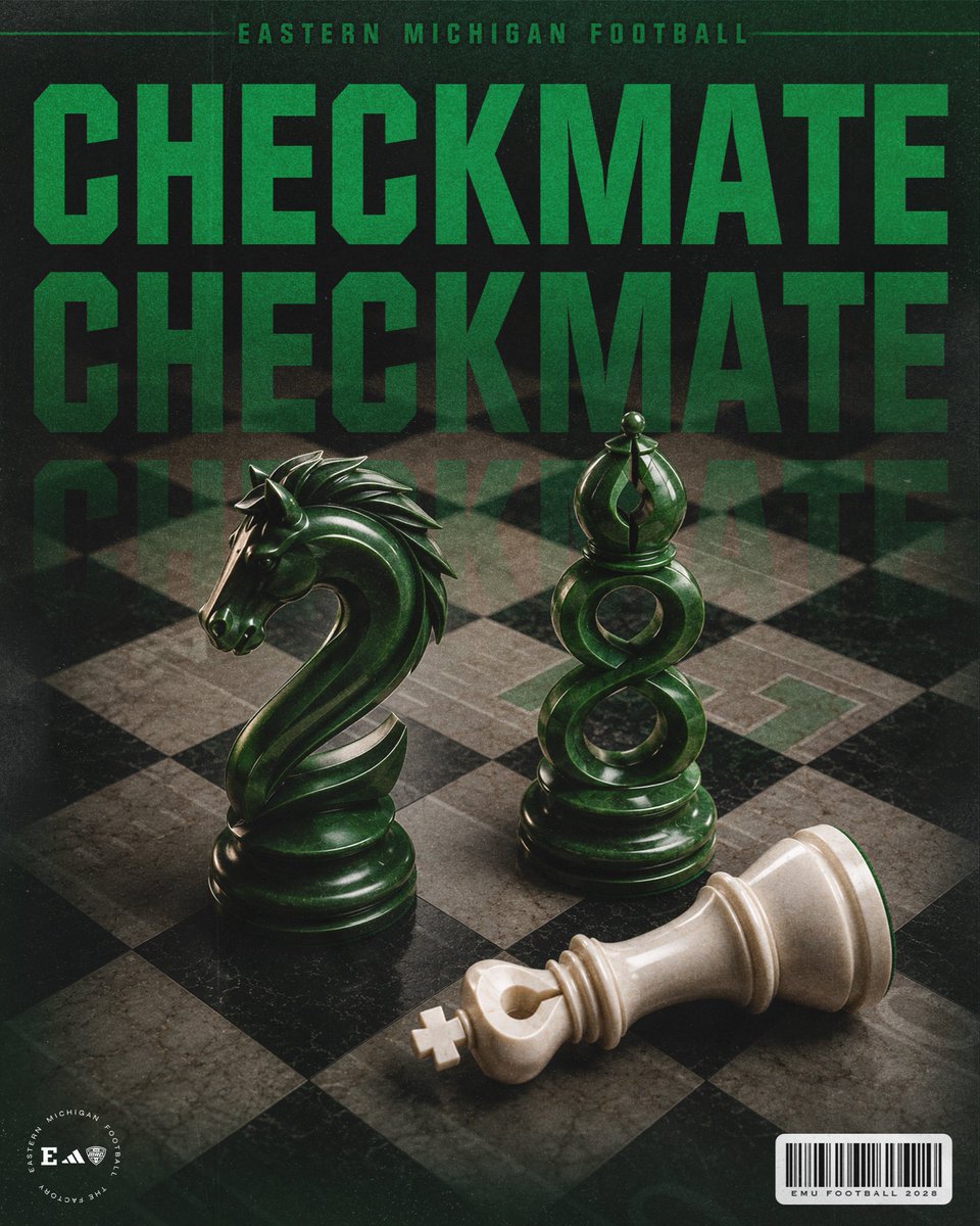 EMUFBRecruiting's tweet photo. On the lookout for the next generation of Eagles 🦅 #Checkmate28

#TheFactory ⛓️ #ETOUGH https://t.co/Bl6N5zM8Mu
