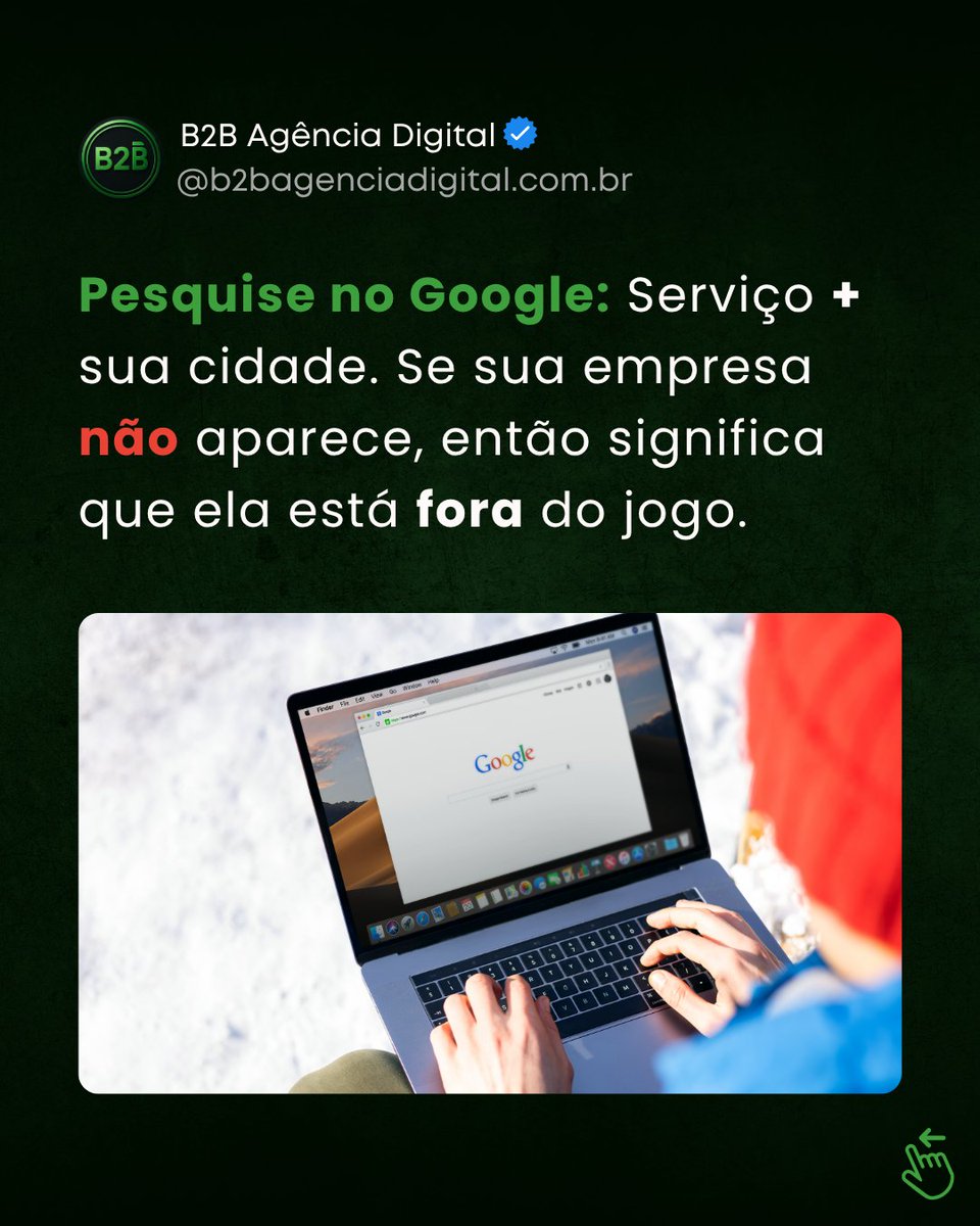 b2bagdigital's tweet photo. Quando alguém procura um serviço no Google, a empresa que aparece primeiro não é necessariamente a maior. Muitas vezes, é a que tem melhor estrutura digital.

#criacaodesites #empreendedorismo #vendas #google #googleads #googleempresa #seo #trafegoorganico #sites #ia https://t.co/AyQTwYkaUB