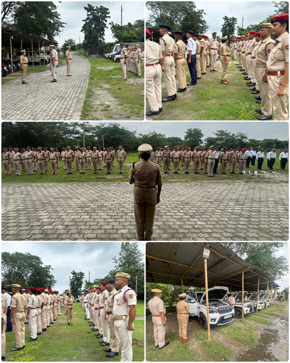 BajaliPolice's tweet photo. Monday Inspection parade was conducted at SSP office campus, Bajali, to instill discipline, uniformity, and operational preparedness of police personnel.
@CMOfficeAssam 
@assampolice 
@DGPAssamPolice 
@HardiSpeaks https://t.co/FUNjPGjoqh