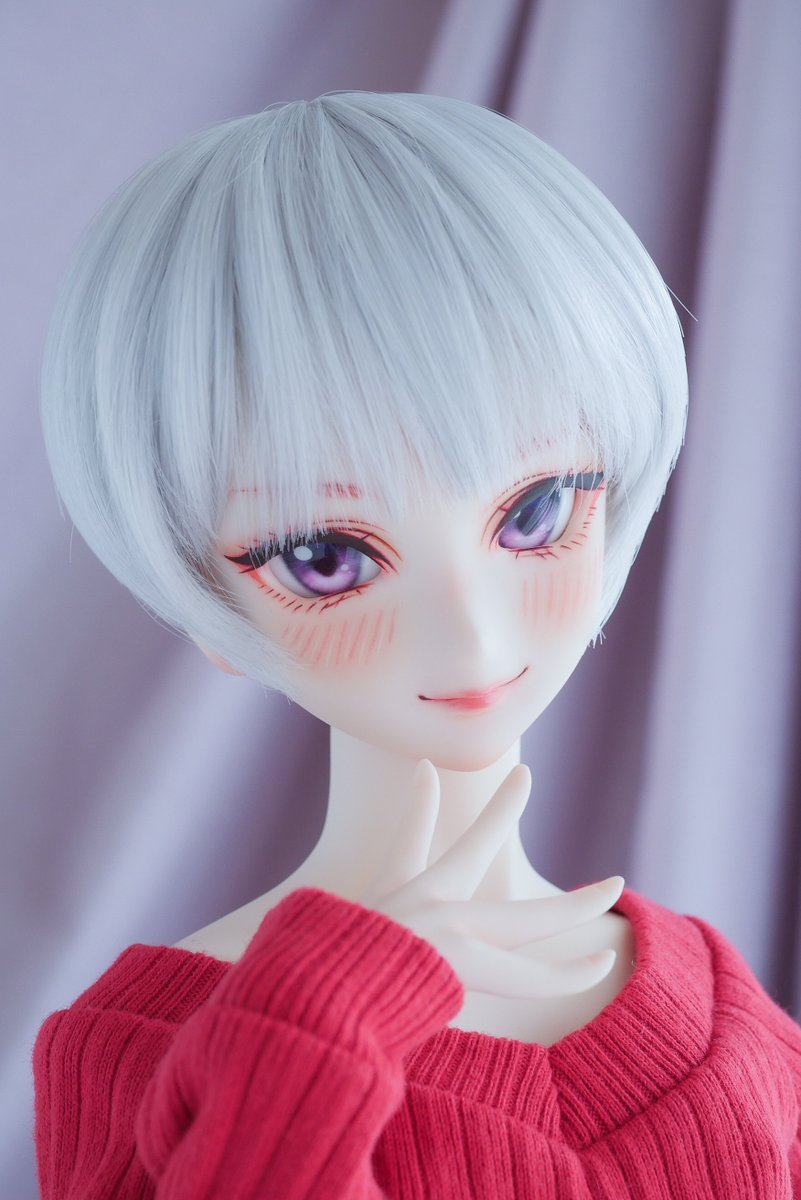 smilecapsule's tweet photo. 【Smile Capsule】
ドルミス委託①
DDH-07 SW肌　カスタム
※アイホールソフビ盛り
※口元の造形加工
おまけアイ:starlit sphere様製

【姫りんご＋Alice】A-01
#ドルミス62販売 
#姫りんごウイッグ3個目半額
#サンキューチケットプレゼント

モデル着用
🆕マッシュショート
〈ファーストフロスト〉 https://t.co/yFRjMgNXqO