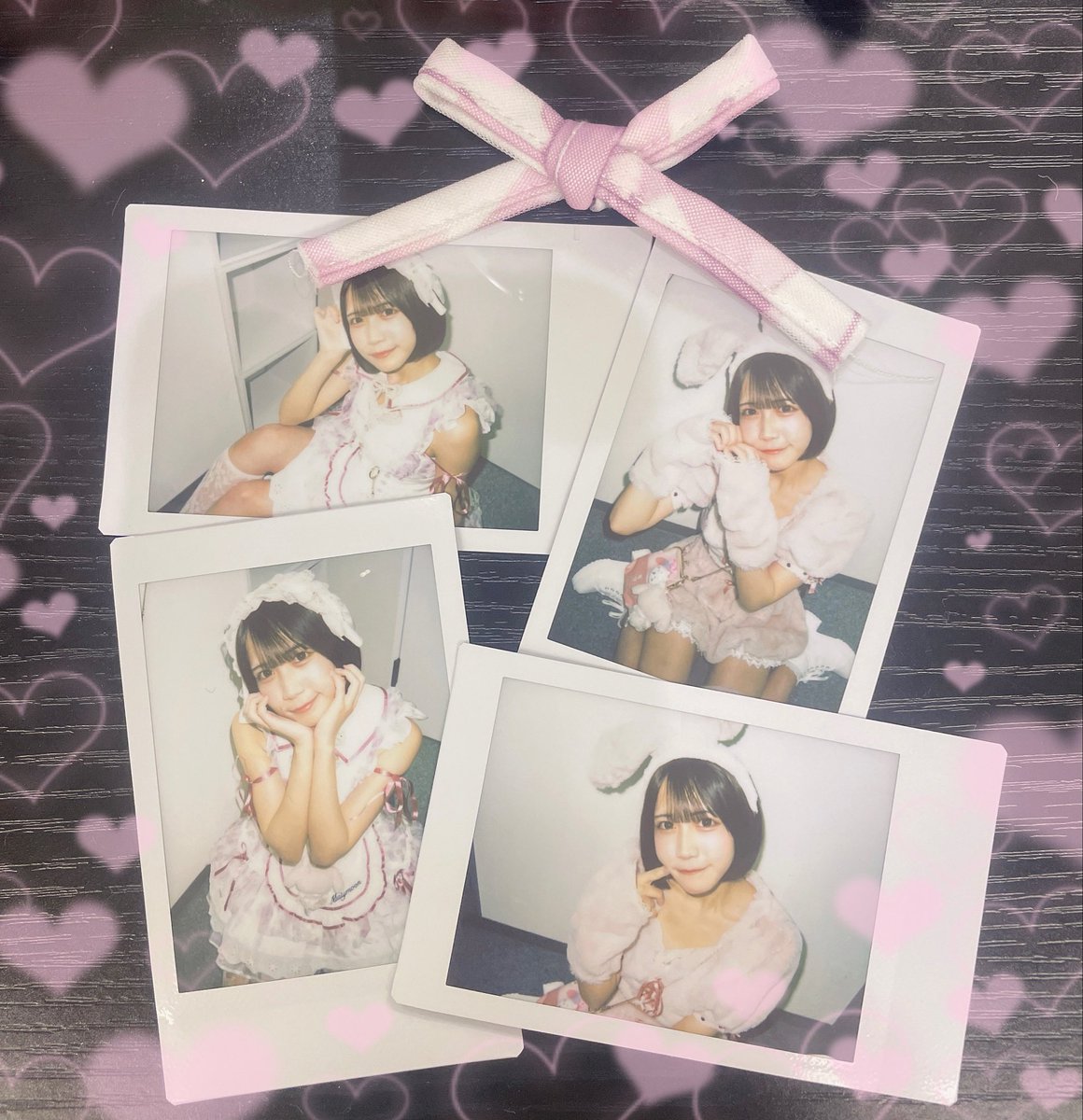 📢オンチェキ販売のお知らせ🌟 ・うさぎさんとメイドさんの2種類 ・お