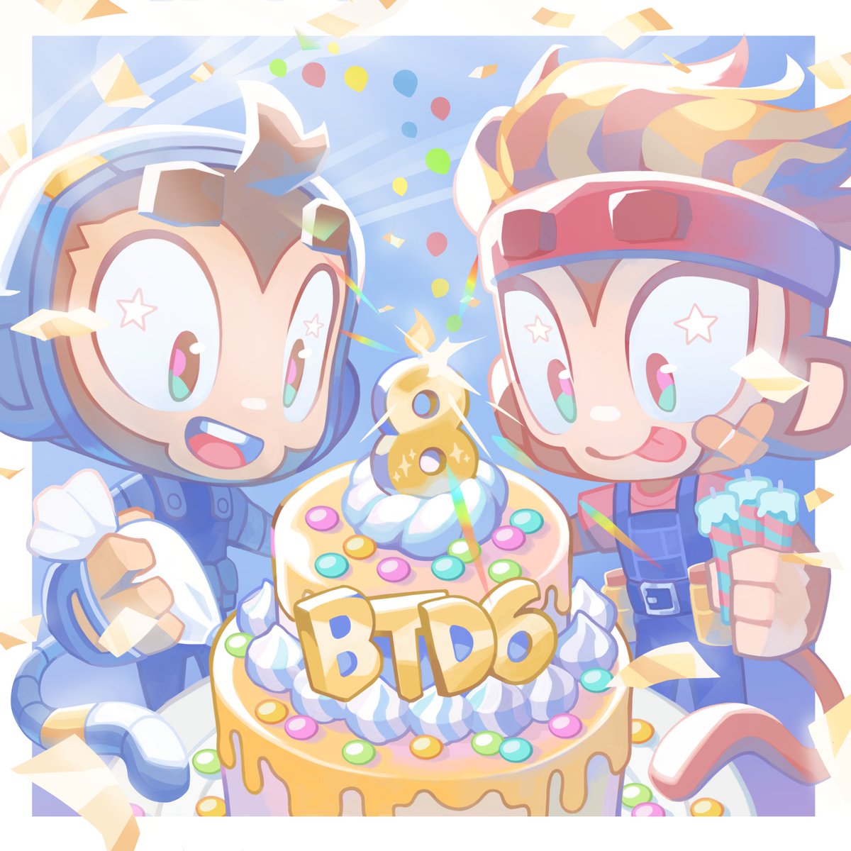 ninjakiwigames's tweet photo. Happy 8th Birthday to Bloons TD 6 🎂 Thanks to you all for the years of amazing support, and here's to many more 🥳

Use code "8YEARS" for a little Birthday treat ❤️ https://t.co/JwioVF4yw5