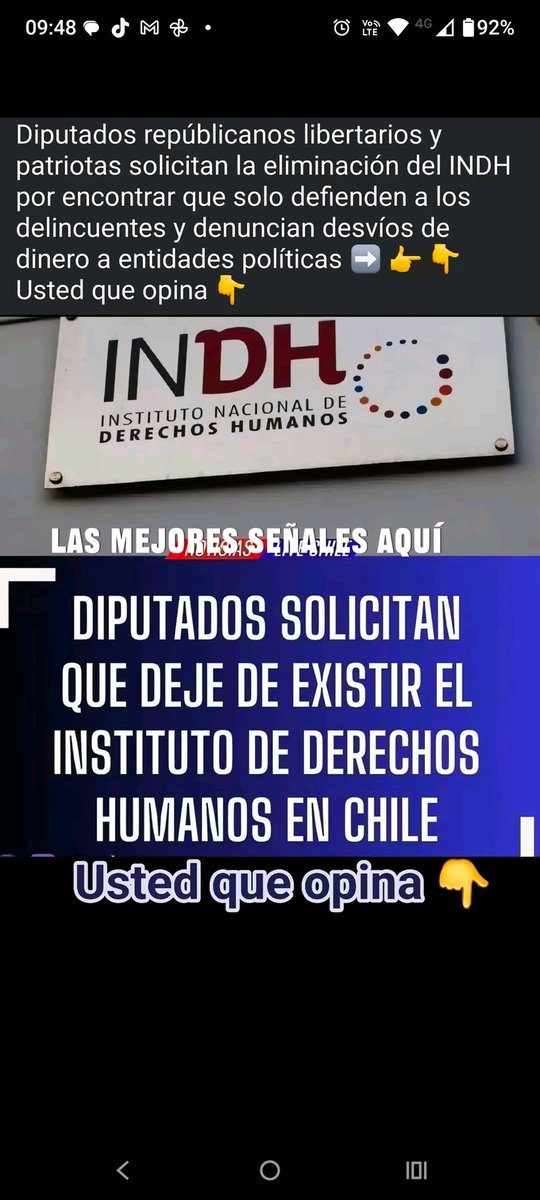 guerrerodenuevo's tweet photo. Ésto es prioritario para poder RECUPERAR LA SEGURIDAD INTERIOR DE CHILE... 
NO MÁS INDH...!!! https://t.co/wGdld1WZe2