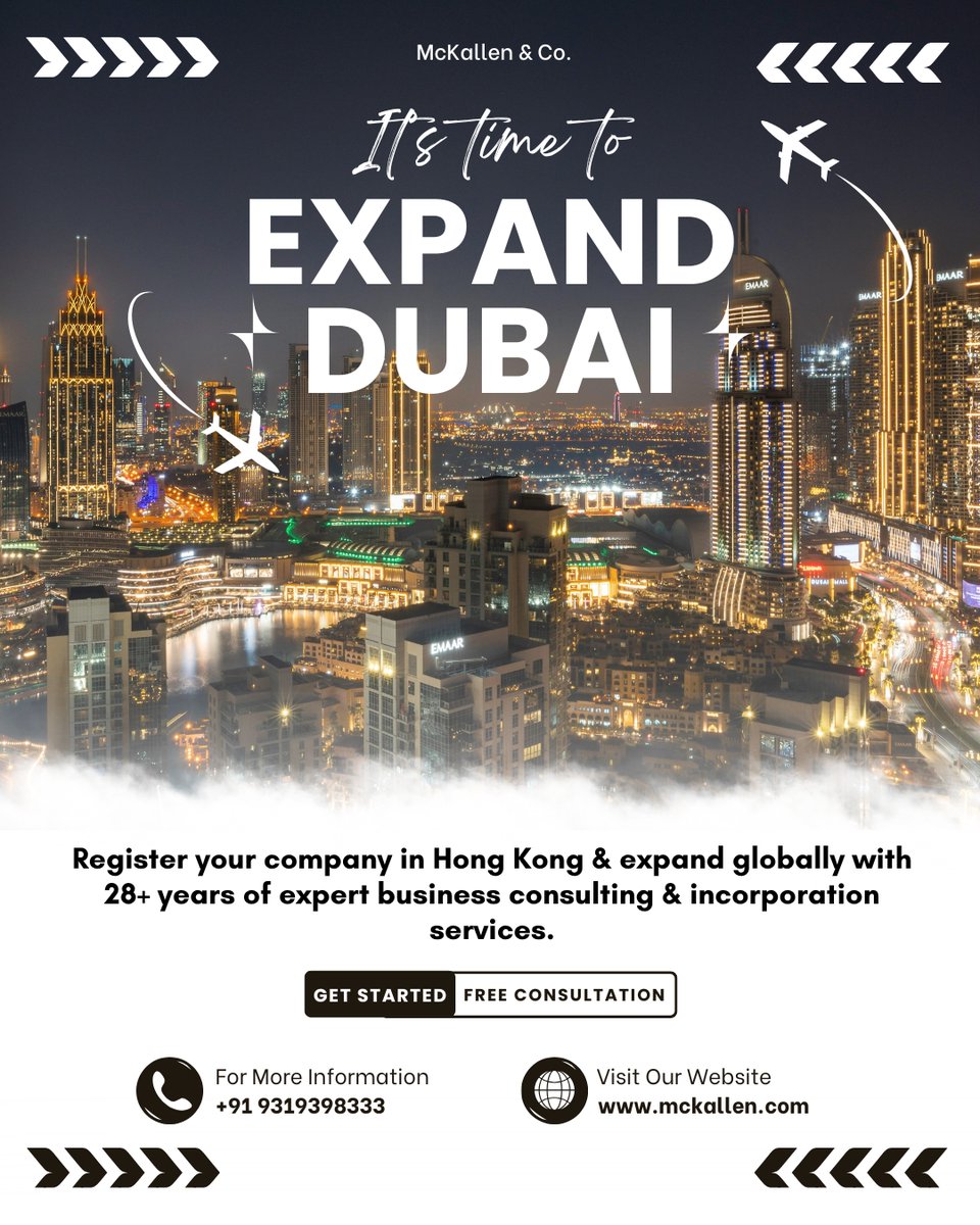 MckAllen_'s tweet photo. 🌍 28 years. 16+ jurisdictions. 3,500+ satisfied clients.

At McKallen, we don't just register your company — we build the foundation for your global success.

📩 info@mckallen.com
🌐 https://t.co/KHaIuM6gfU

#McKallen #BusinessConsultancy #HongKong #GlobalBusiness https://t.co/RcIVzqrXvi