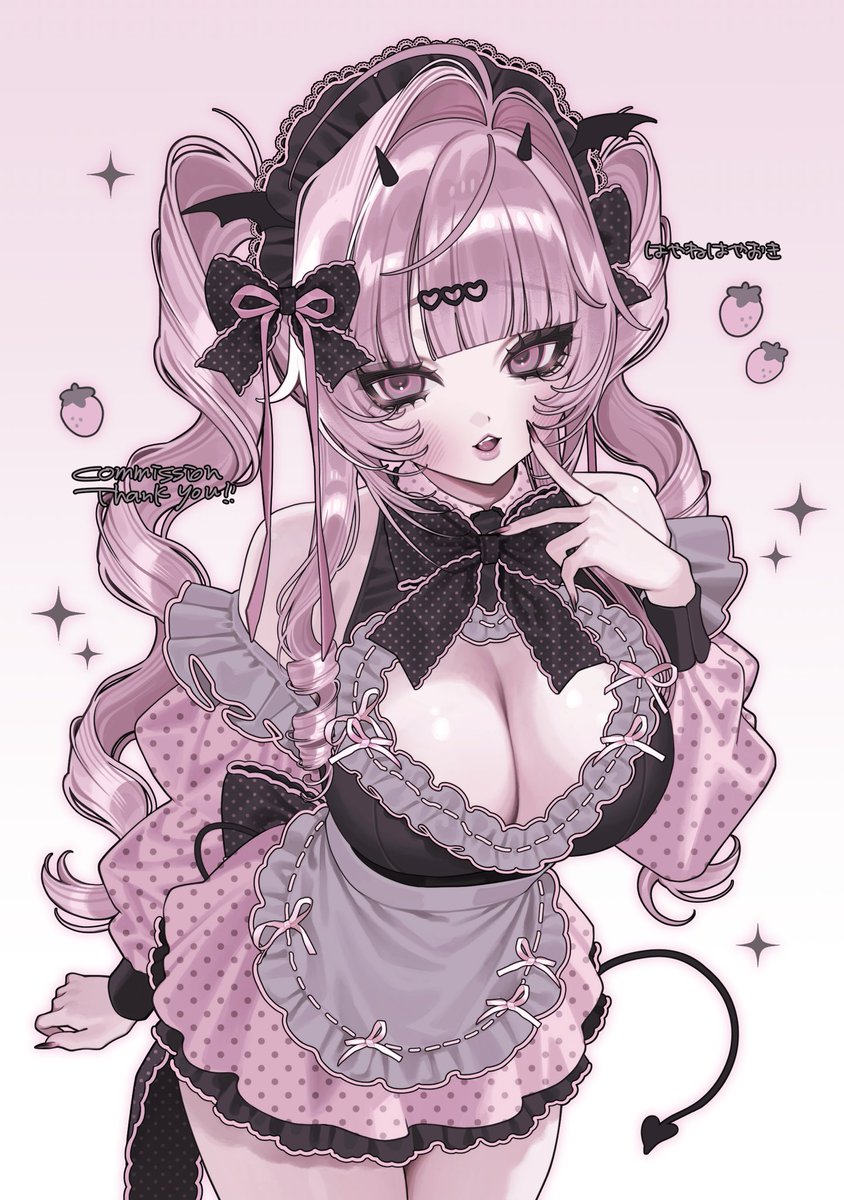 HAYAKU_NER0's tweet photo. 💗😈🍓 https://t.co/A8wDmMVfYt