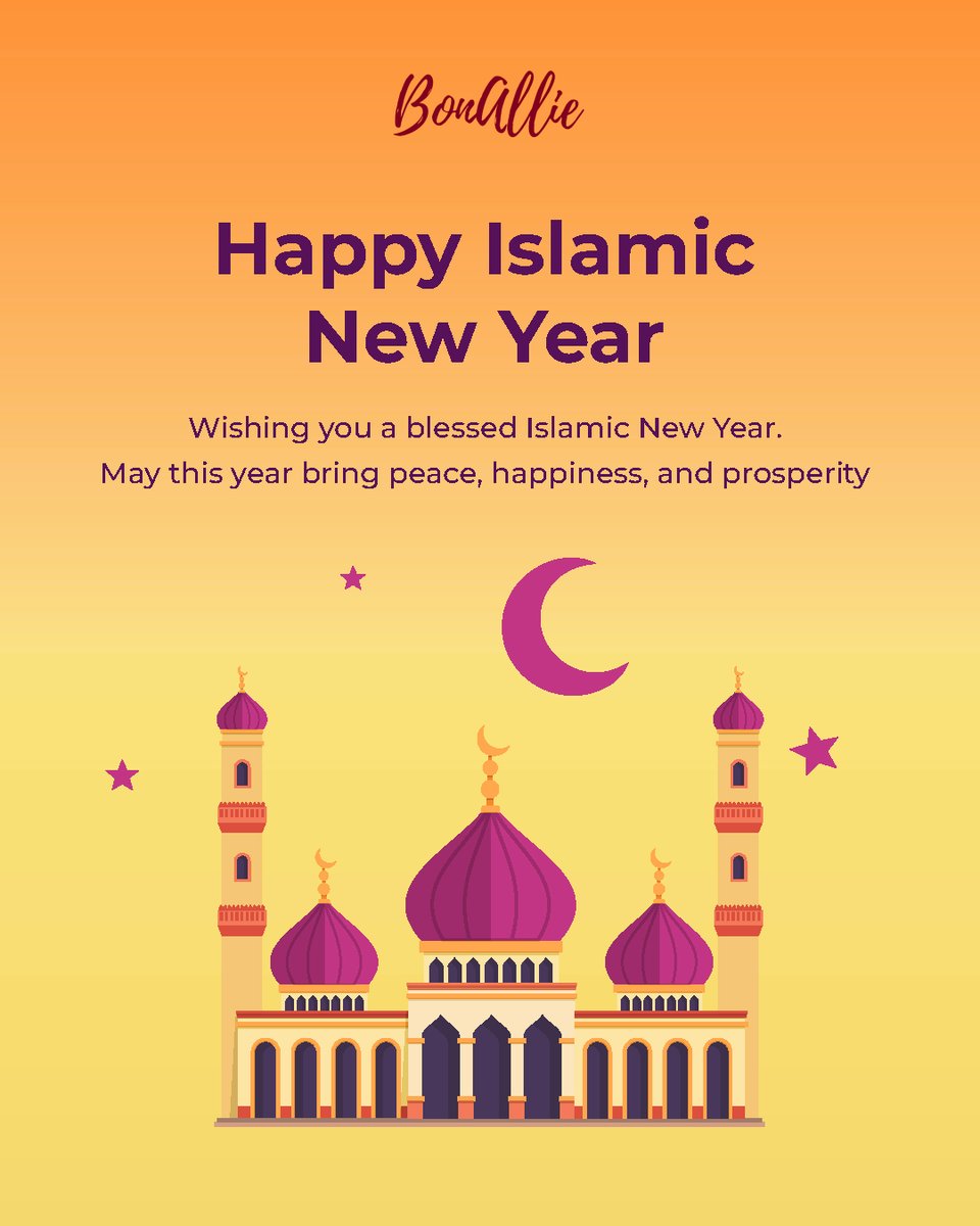 Bonallie_Syrup's tweet photo. Happy Islamic New Year. May the arrival of the Islamic New Year inspire renewed faith, meaningful purpose, and enduring peace. May every chapter ahead be guided by light and compassion. #yourbeveragesbestfriend https://t.co/T3Qb3Q6J7V