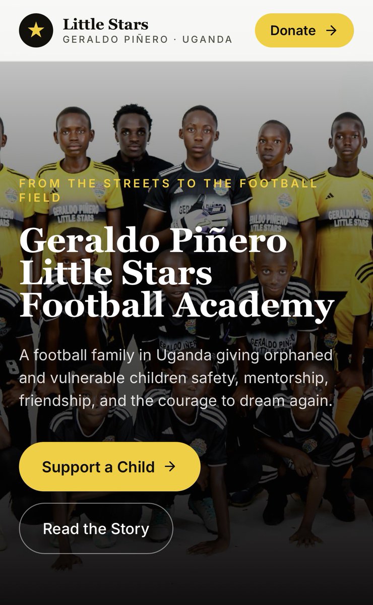 Philly4Good's tweet photo. Geraldo Piñero Little Stars Football Academy in Uganda! Thanks to all who helped make this possible.
⚽️✨💖✨🌍✨💖✨⚽️ https://t.co/dK9FH6B1qo