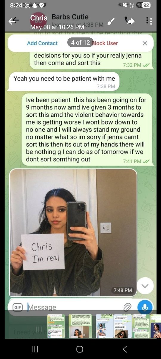 chrisobug's tweet photo. @Justinlowe2003 Jenna has been reported for this scam see you in court https://t.co/D0JOWsOlSt