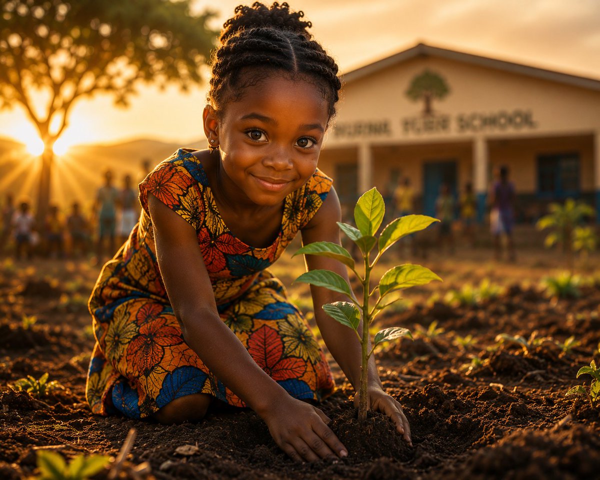 yurischoolx's tweet photo. GM ☀️ Happy New Week!

The best time to plant a seed was years ago. The next best time is today. Every meaningful change starts when someone decides to take action instead of waiting for the perfect moment.

That’s the spirit behind $YUR. Every school we help build and every opportunity we create is a seed planted for the future of Africa. The impact may start small, but its growth can reach generations.