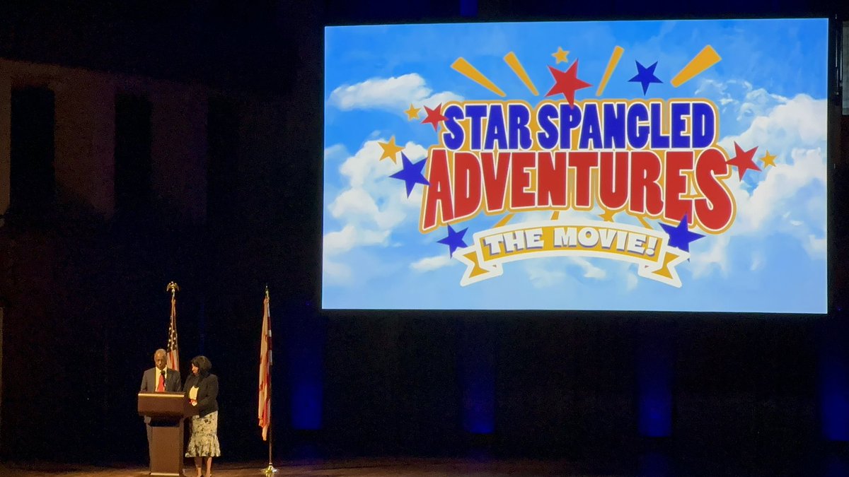 FiveTimesAugust's tweet photo. Had a great time at the premiere of “Star Spangled Adventures: The Movie” on Sunday afternoon at the Kennedy Center. Was a lot of fun getting to make some patriotic tunes to help tell America’s story for this 🎶 https://t.co/S3StgVI7nw