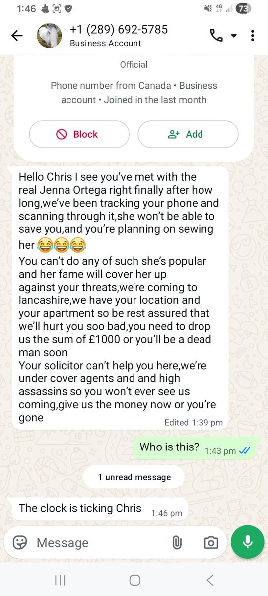chrisobug's tweet photo. @weylerfilm Warned you jenna see you in court https://t.co/XfWLXD6iz9