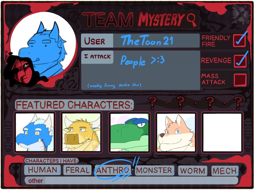 TheToon21Art's tweet photo. That said… Still gonna participate in Artfight tho… Cya there https://t.co/6G2jmHGghh
