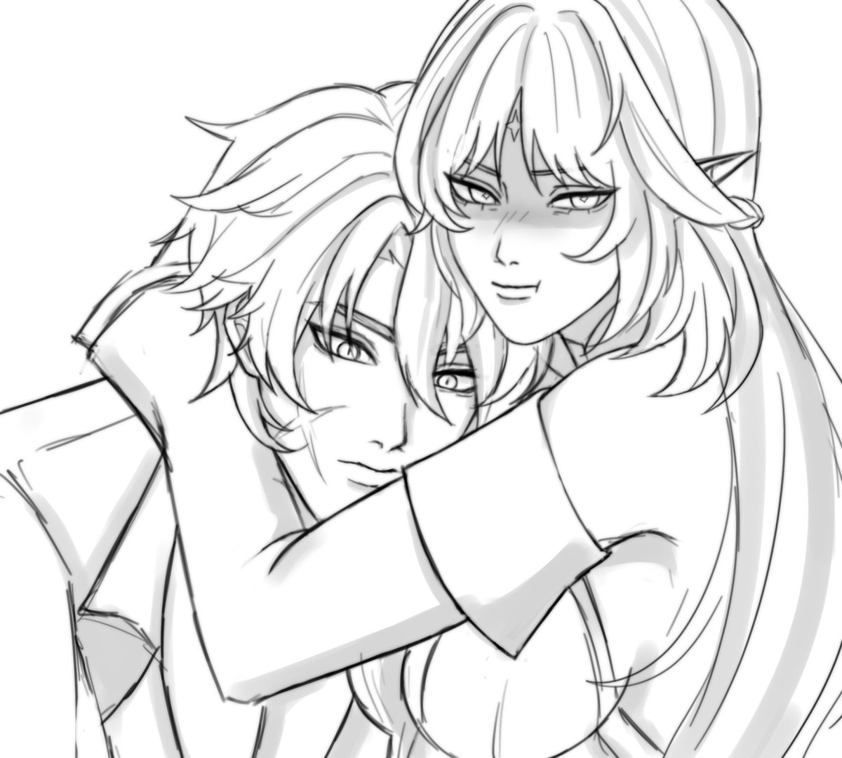 weiwely's tweet photo. #varcole #varka #nicole #genshin https://t.co/pQTjRubzS4