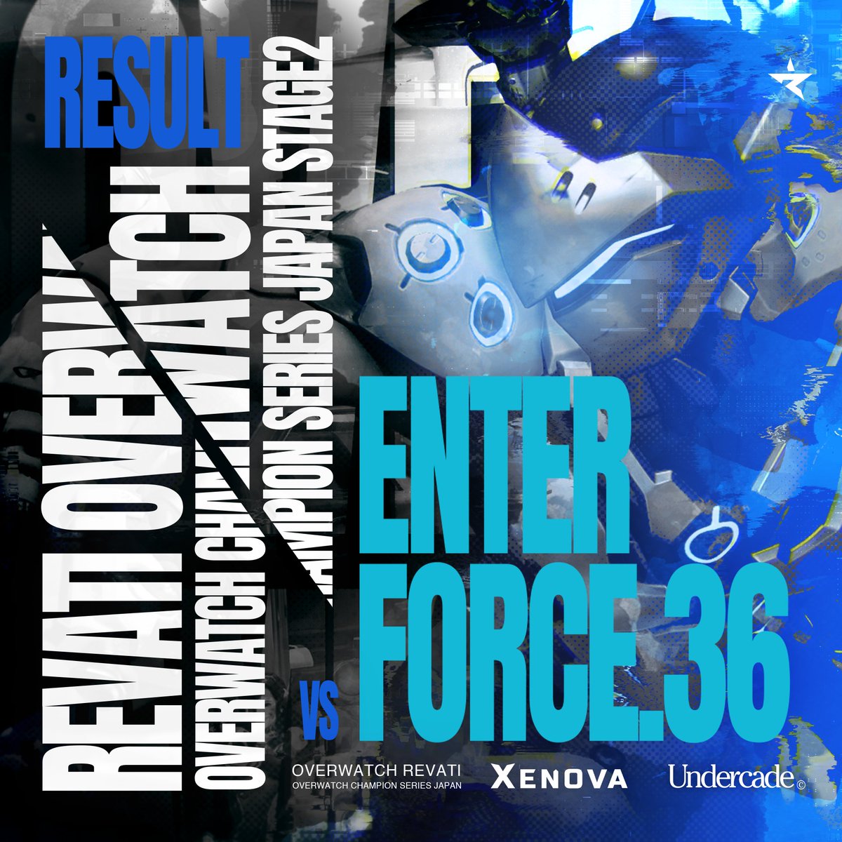 revati_jp's tweet photo. #OWCS JAPAN Stage2
￣￣￣￣￣￣￣￣￣￣
Week3 Day1 RESULT

vs ENTER FORCE.36
0-3 LOSE

良い立ち上がりを見せましたが、勢いをつけることができませんでした。

残りは4戦、限られたチャンスを残さず掴みとれるよう戦ってまいります！！
今こそ、選手たちへアツい応援をお願いいたします！！

#REVWIN