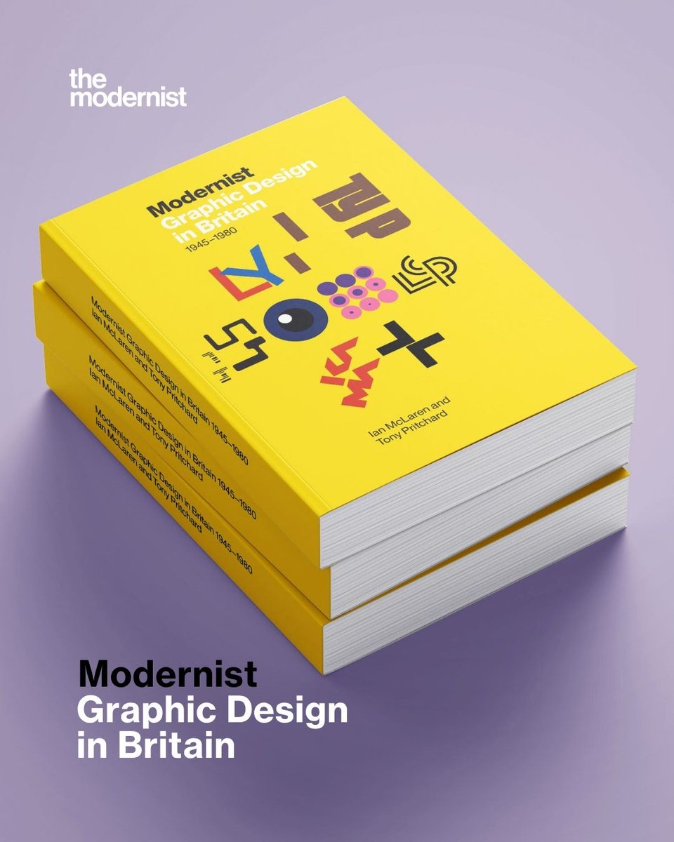 modernistmag's tweet photo. Modernist Graphic Design in Britain 1945-1980 by Ian McLaren and Tony Pritchard.
https://t.co/KApx1EUuM9 https://t.co/Jfi3wghClO