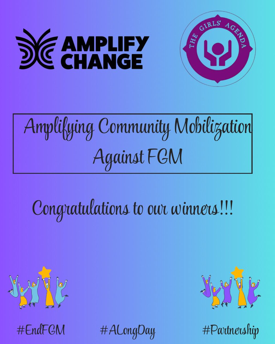 AllGirlsAgenda's tweet photo. It’s a new week and we’re pleased to announce the winners of our #EndFGM giveaways! Congratulations to #YamundowHydara, #FatoumattaTouray, #EssaJobarteh & #FatouDem, for providing the correct answers. To all those who participated, we appreciate your passion towards ending FGM. https://t.co/Q87tpqIB5U