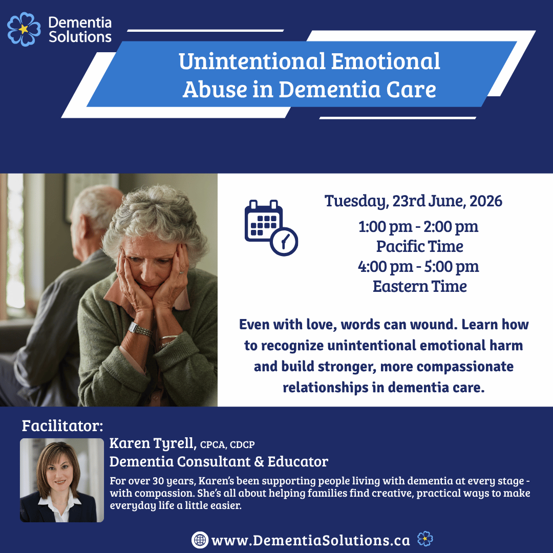 Dementia__Help's tweet photo. Unintentional Emotional Abuse in Dementia Care

Date: Tuesday, June 23rd, 2026
Time: 1:00PM - 2:00PM Pacific Time; (3:00pm - 4:00pm Eastern Time)
Location: Zoom Online Platform
Sign up here:
https://t.co/cQZHkqeTY9
#seniorsweek #dementiasolutions #freetalk #seniorsupportcare https://t.co/03KvbNI1vk