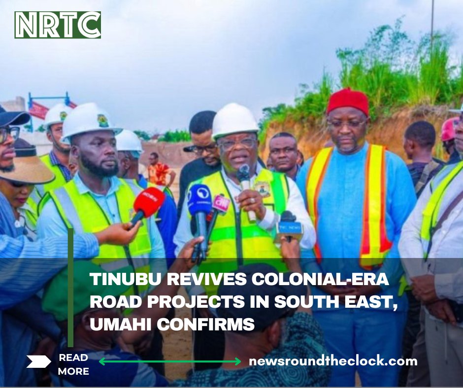 NRTCNigeria's tweet photo. The Minister of Works, Dave Umahi, has announced that the federal government is reviving several critical road infrastructure projects in the South East that were conceptualized during the colonial era but remained stagnant for decades.

https://t.co/sCN7eFE1AC

#DaveUmahi
#SouthEastRoads
#InfrastructureRevival
#FGWorks
#RenewedHopeAgenda