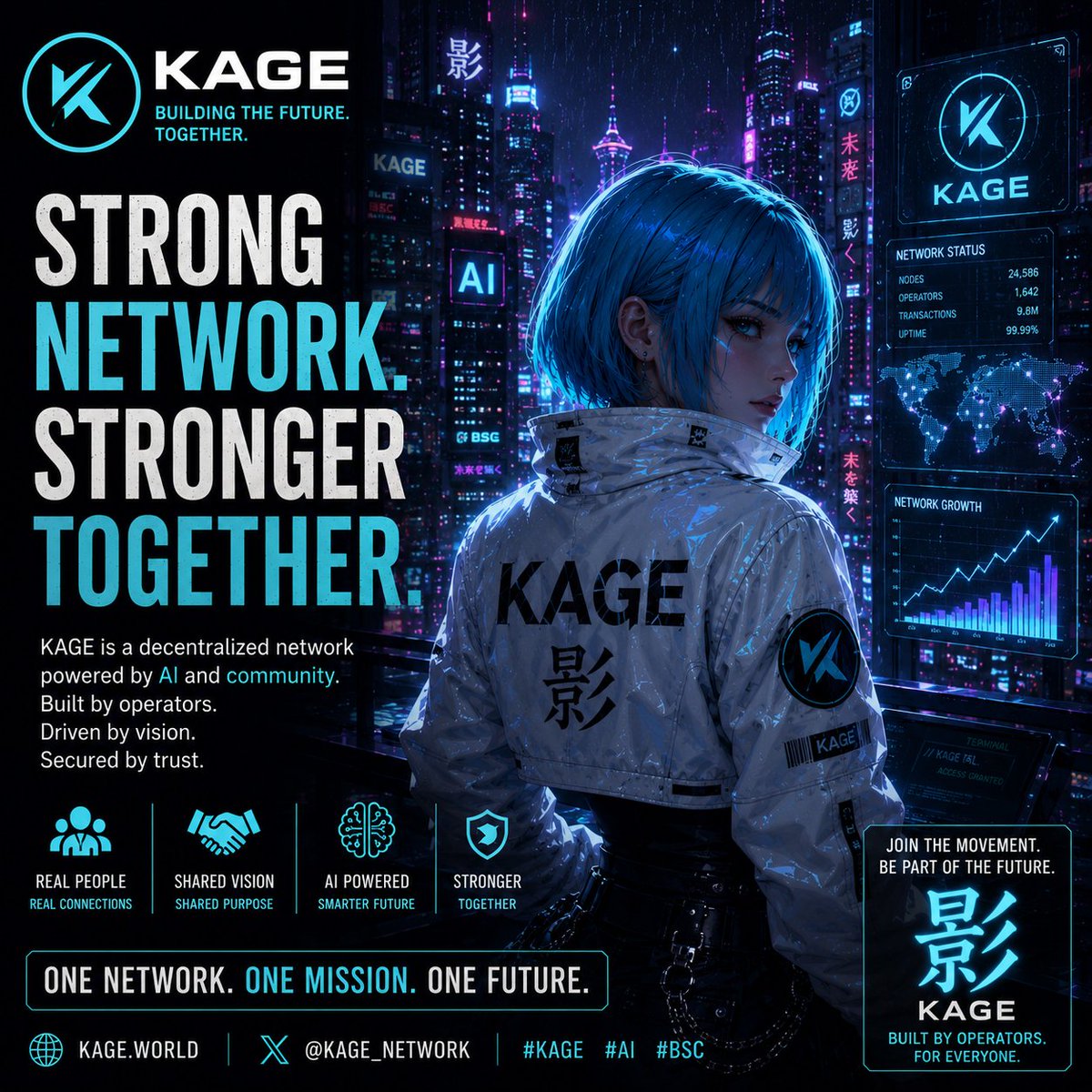 KAGEterminal's tweet photo. Strong communities aren't built overnight.
They're built by people who keep showing up.
🔥
影
#KAGE #BuildOnBSC https://t.co/cvlp14GqVO